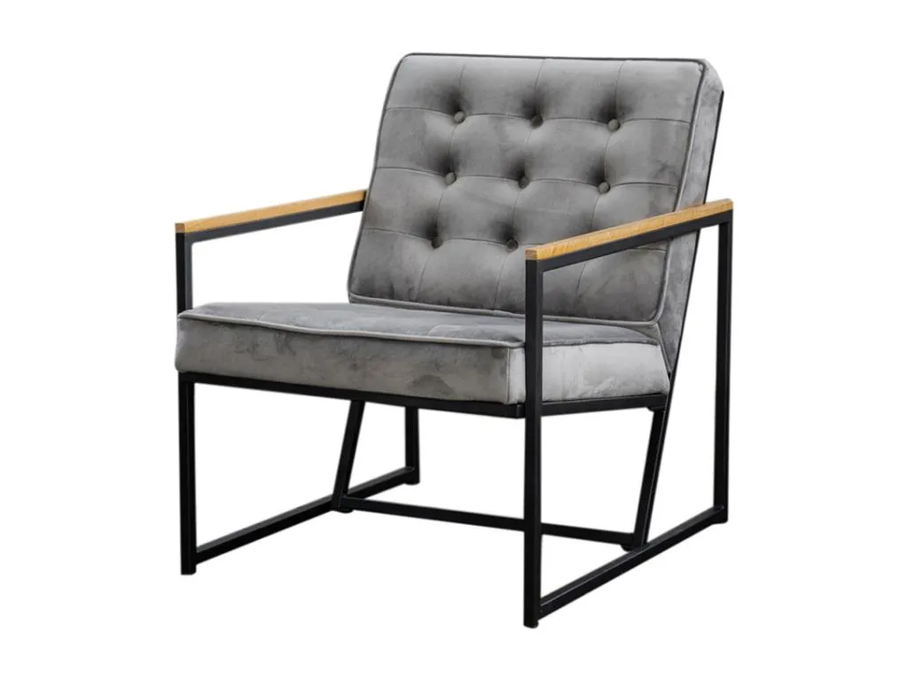 Sillón - Gris terciopelo - Quietena