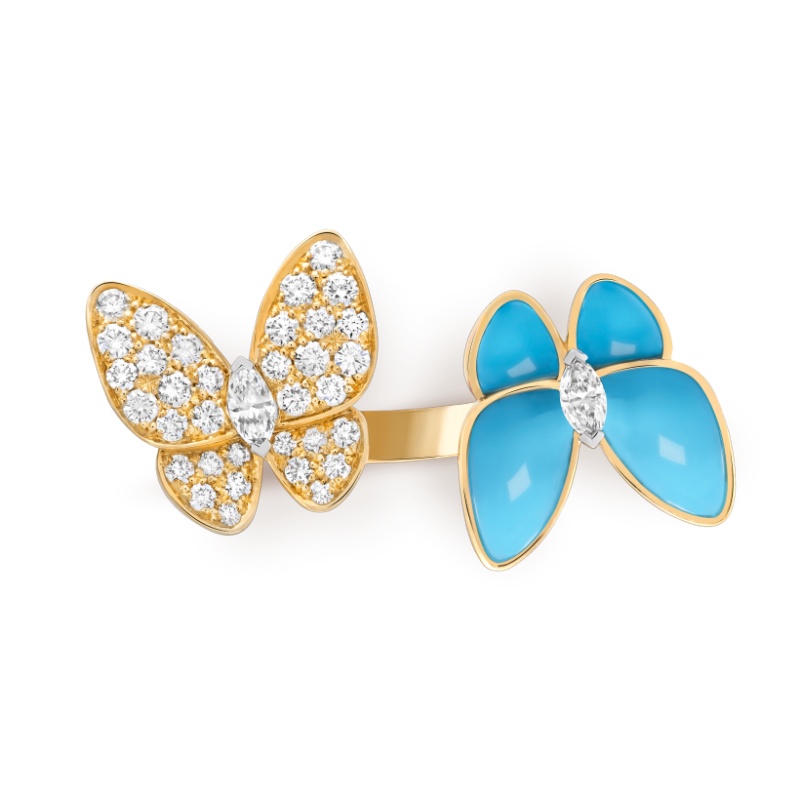Replicate Two Butterfly Between the Finger ring(1:1 replica) - Original Replica Club
