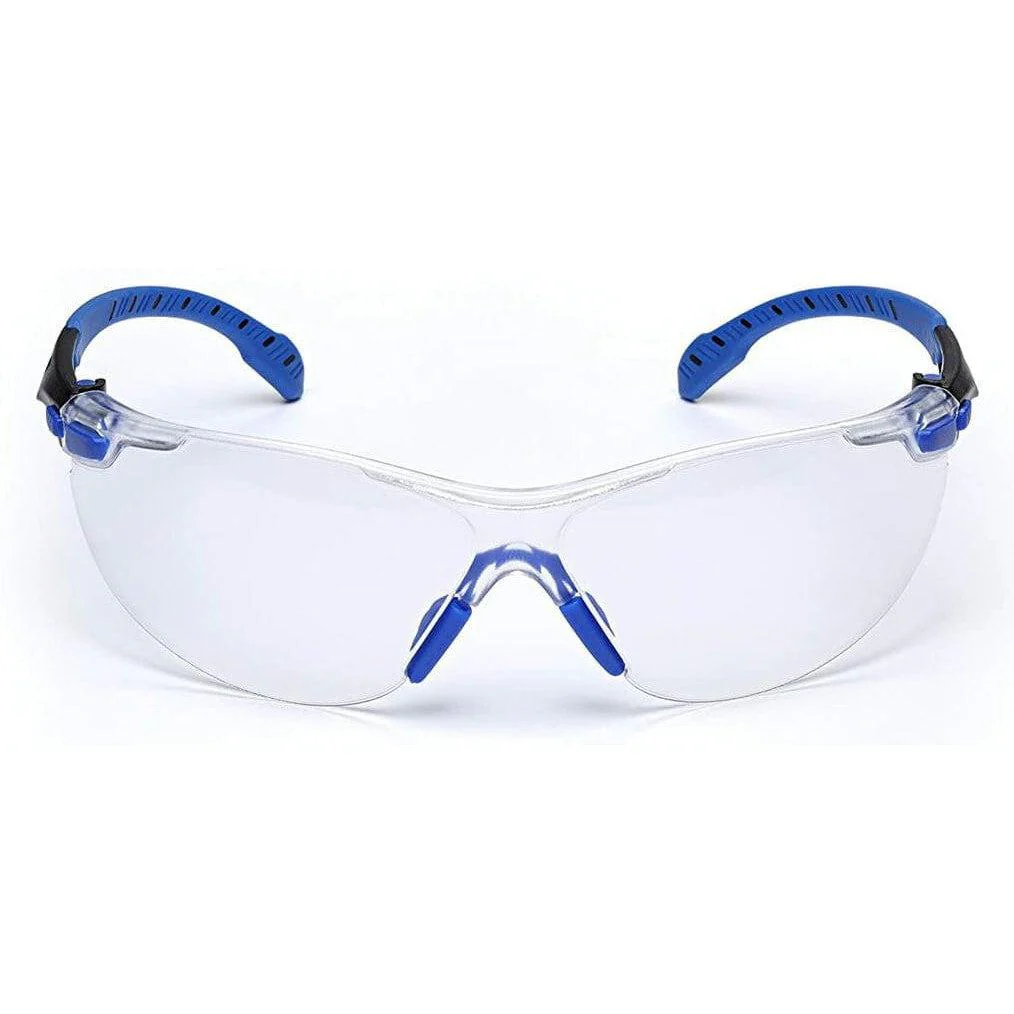 3M Solus Safety Glasses Blue with Foam Kit and Clear Anti-Fog Lens - KTF Painting Interior Exterior