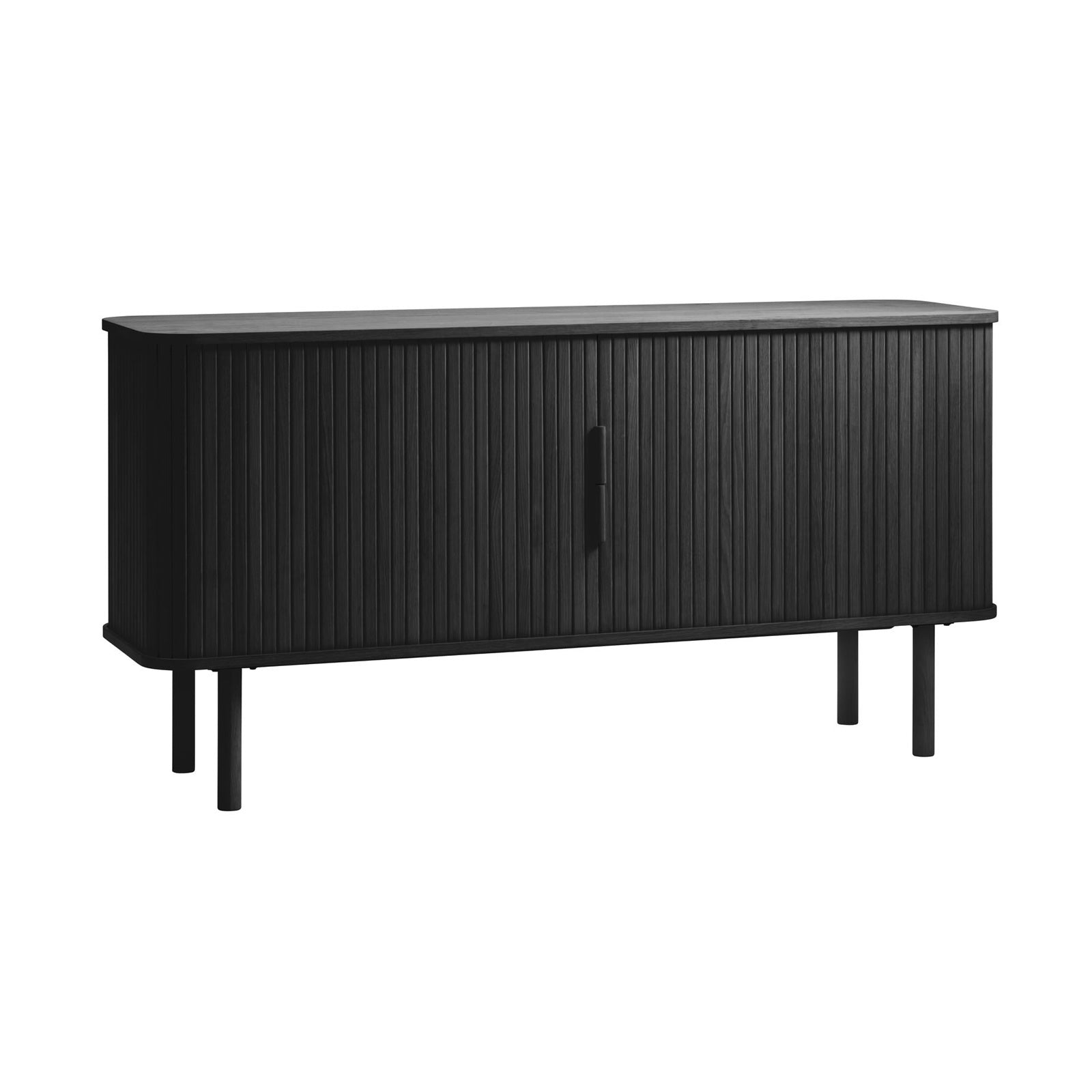Blokker Splinted Dressoir - Zwart Eiken