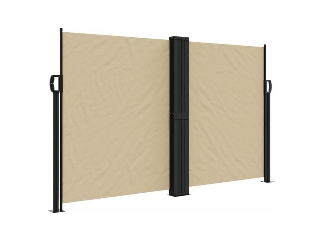 Casaplu Toldo lateral retráctil beige 140x600 cm