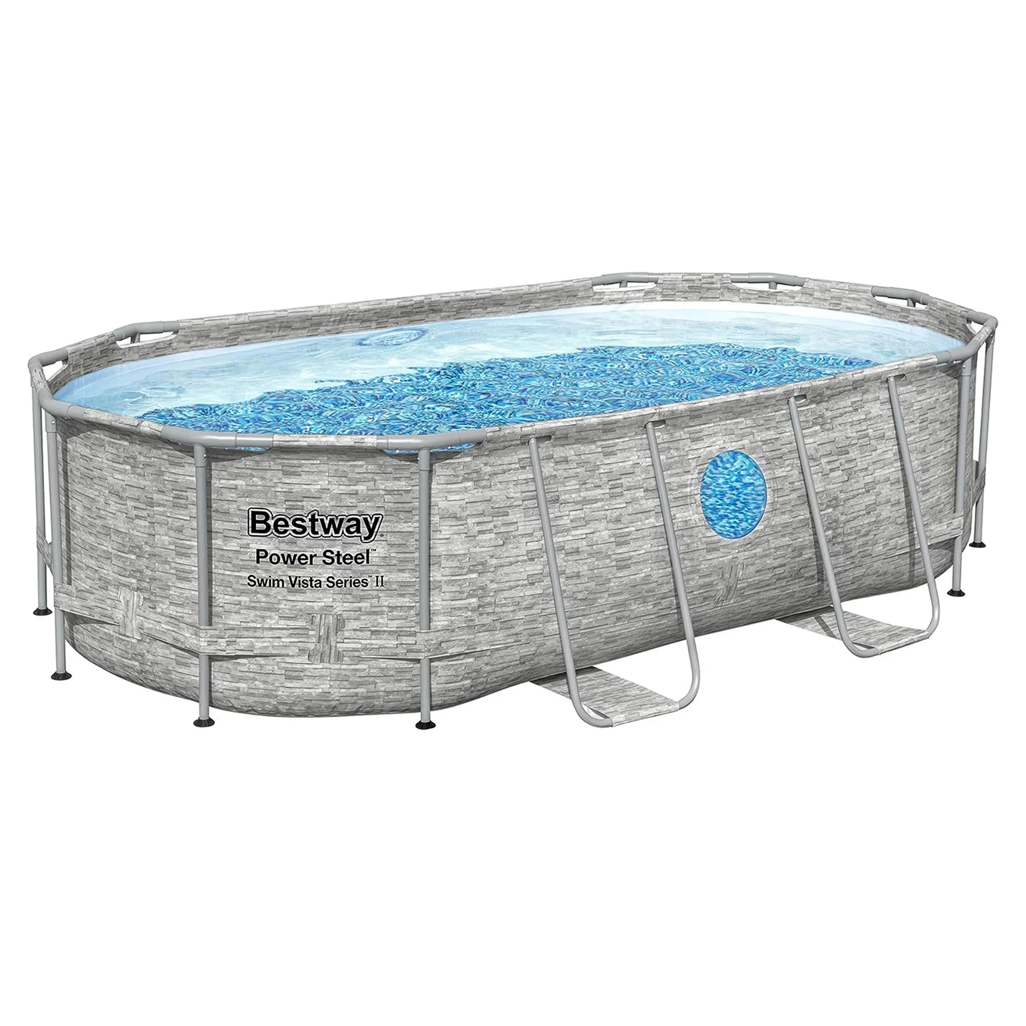 Bestway Power Steel Swim Vista 14' x 8'2" x 39.5" Above Ground Pool Set - Image 9