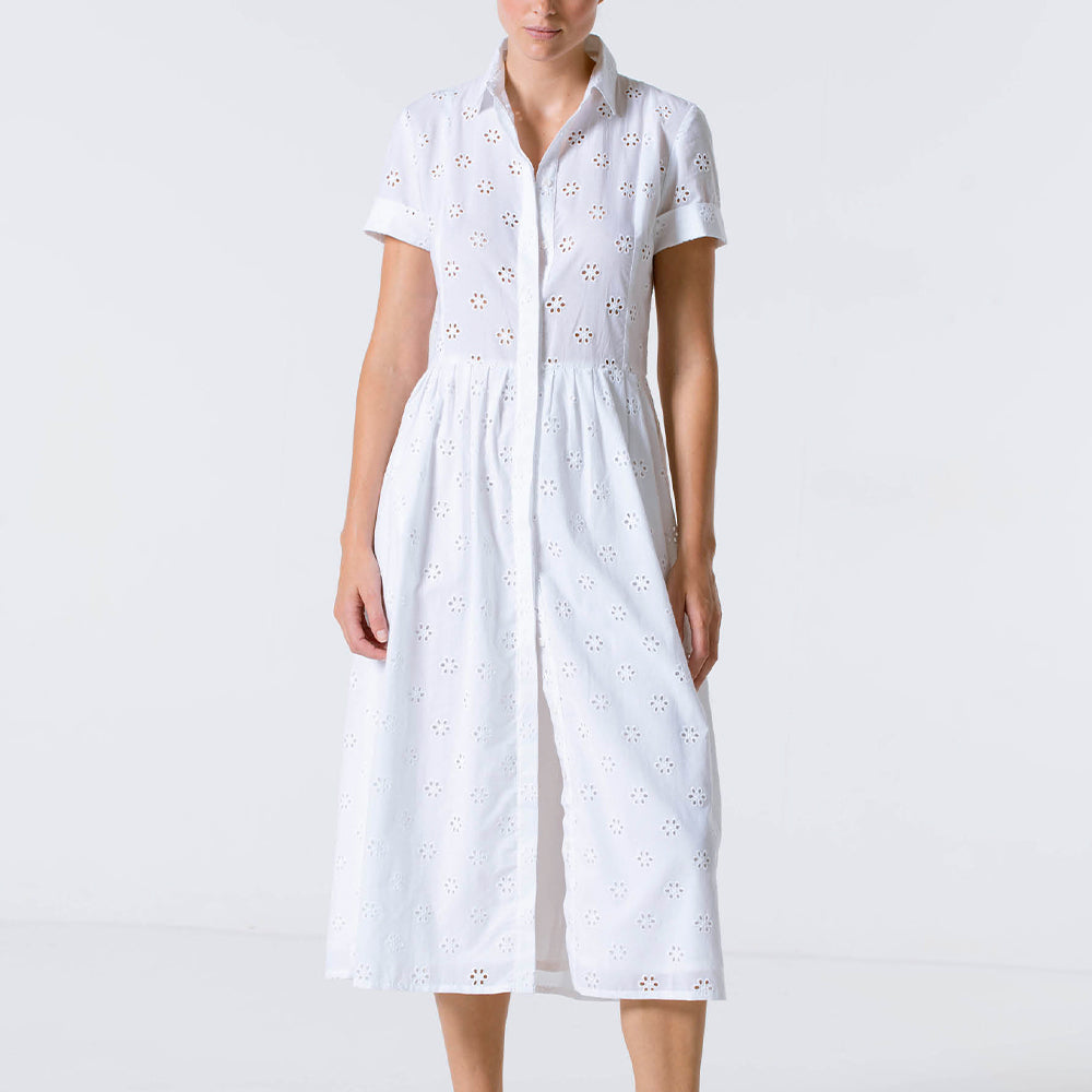 Suzie Winkle -Robe Jody Coco - Blanc
