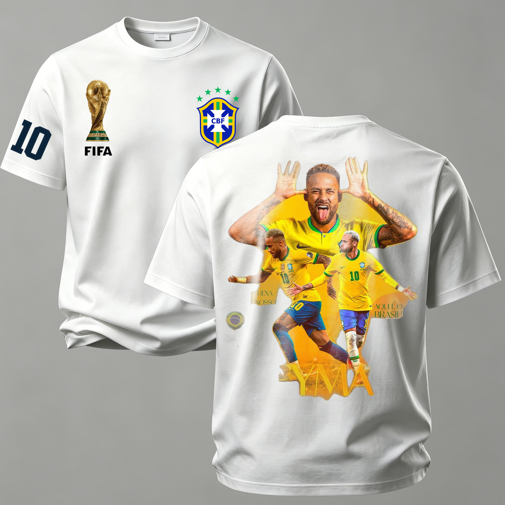Funny Celebration Soccer Star Printed Unisex Oversized T-shirt