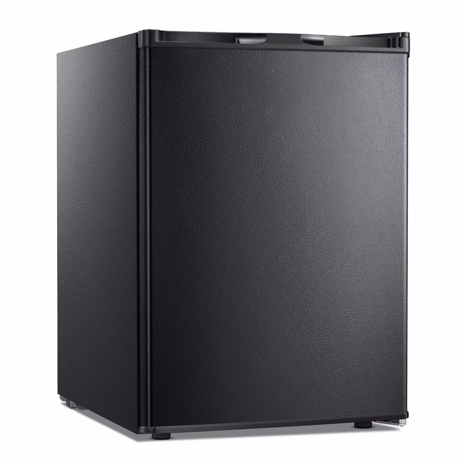 KNDKO 2.6Cu.ft Upright Freezer, Mini Freezer with Reversible Single Door, Removable Shelves, Adjustable Thermostat for Home/Kitchen/Office, Silver