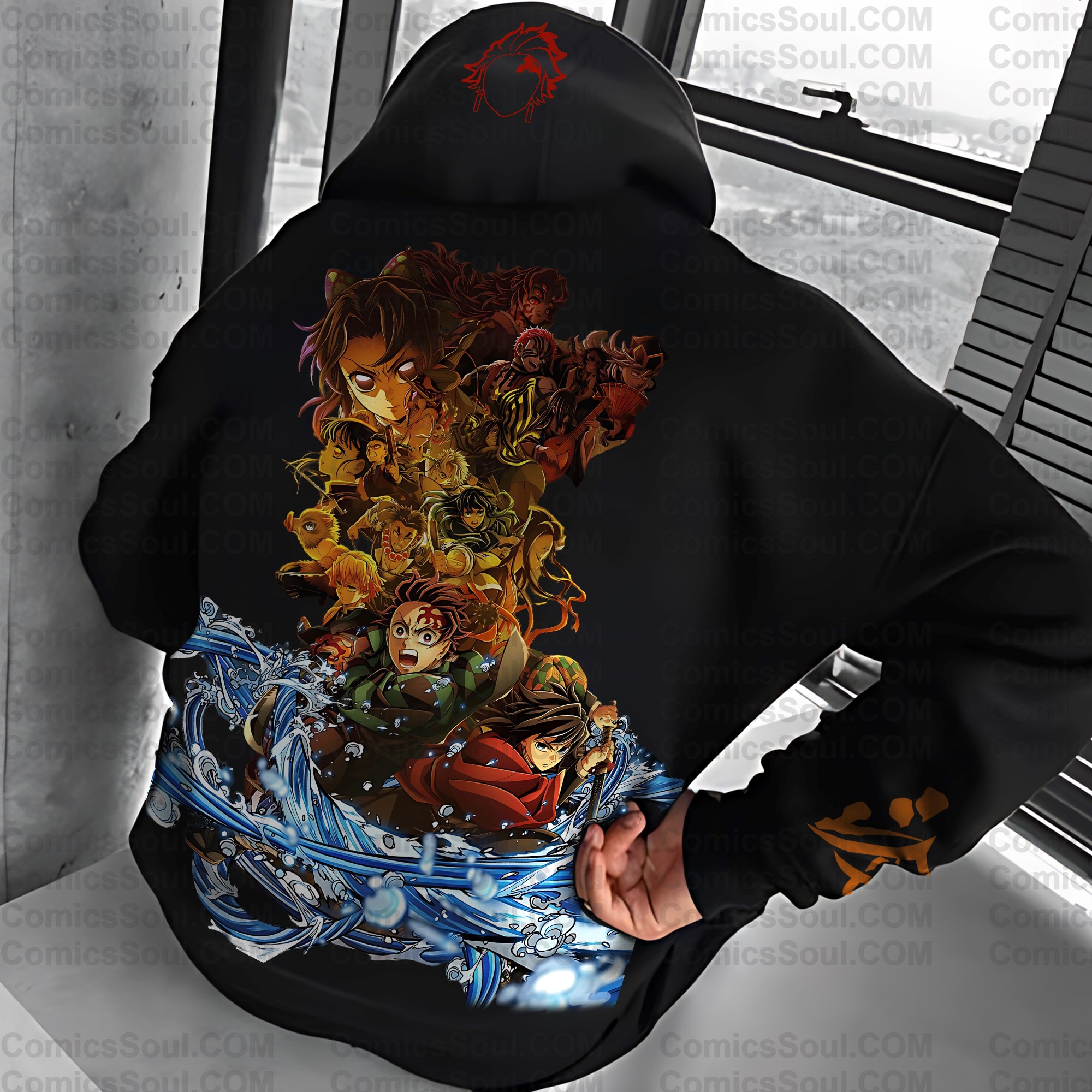 Unisex “ Comicssoul   ” Graphic Streetwear Vintage Hoodie