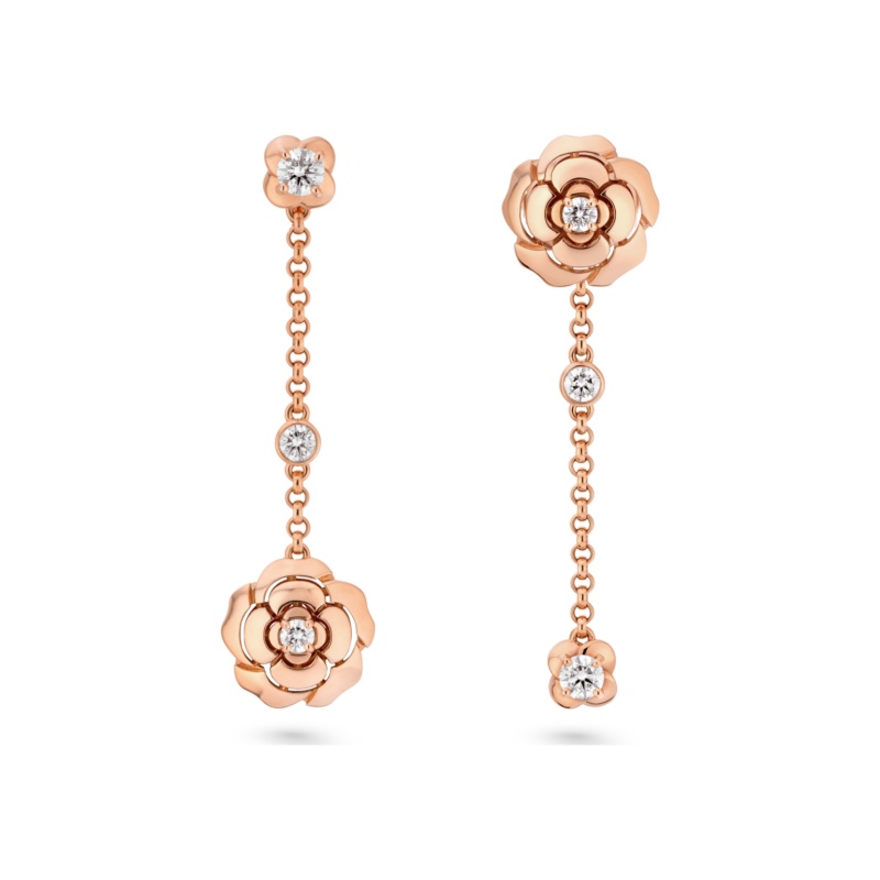 Replicate Extrait de Camélia transformable earrings(1:1 replica) - Original Replica Club