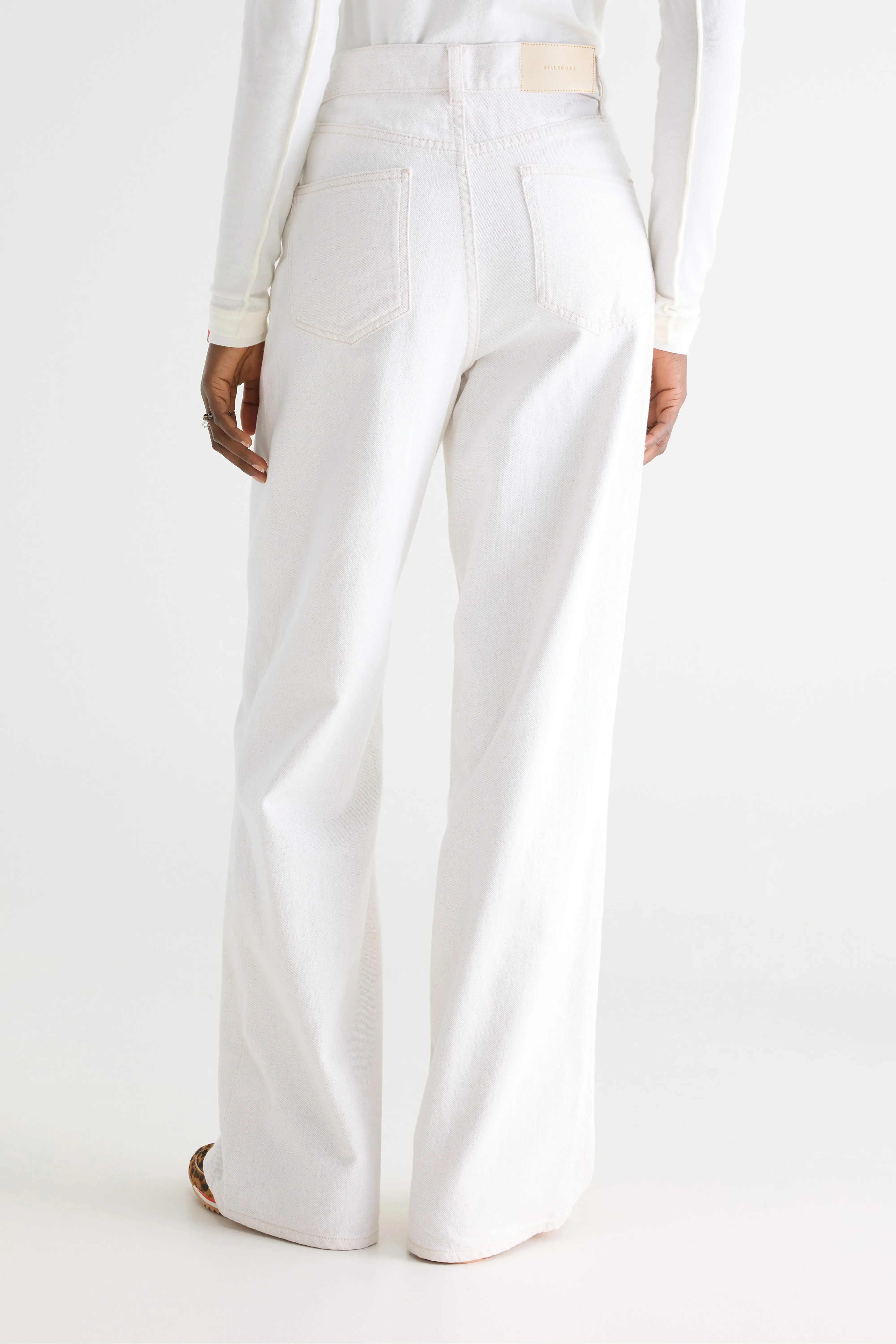 Bellerose Denim N. 64 - Wide white jeans (242 / W / VINTAGE WHITE)