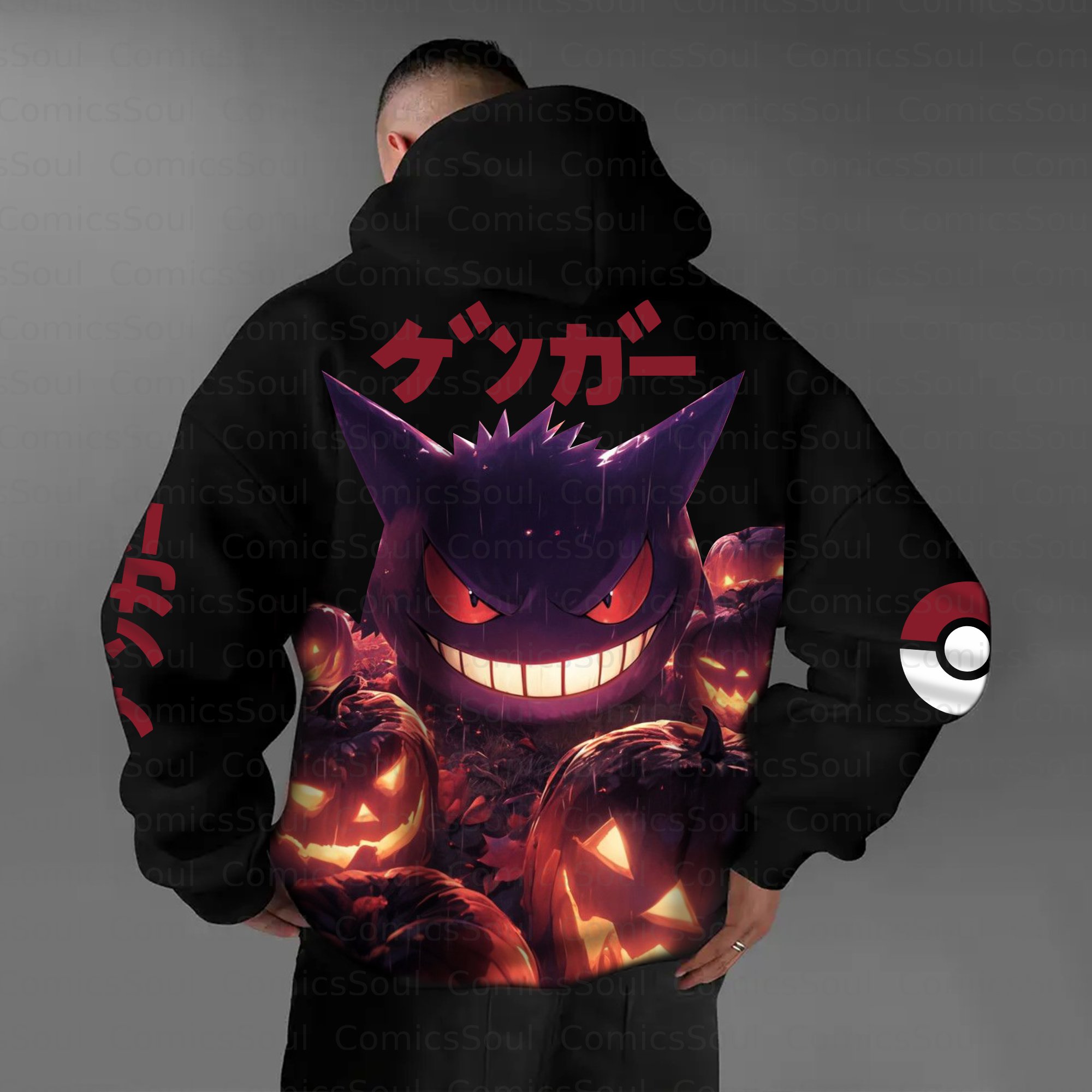 Unisex Anime Graphic Streetwear Vintage Hoodie