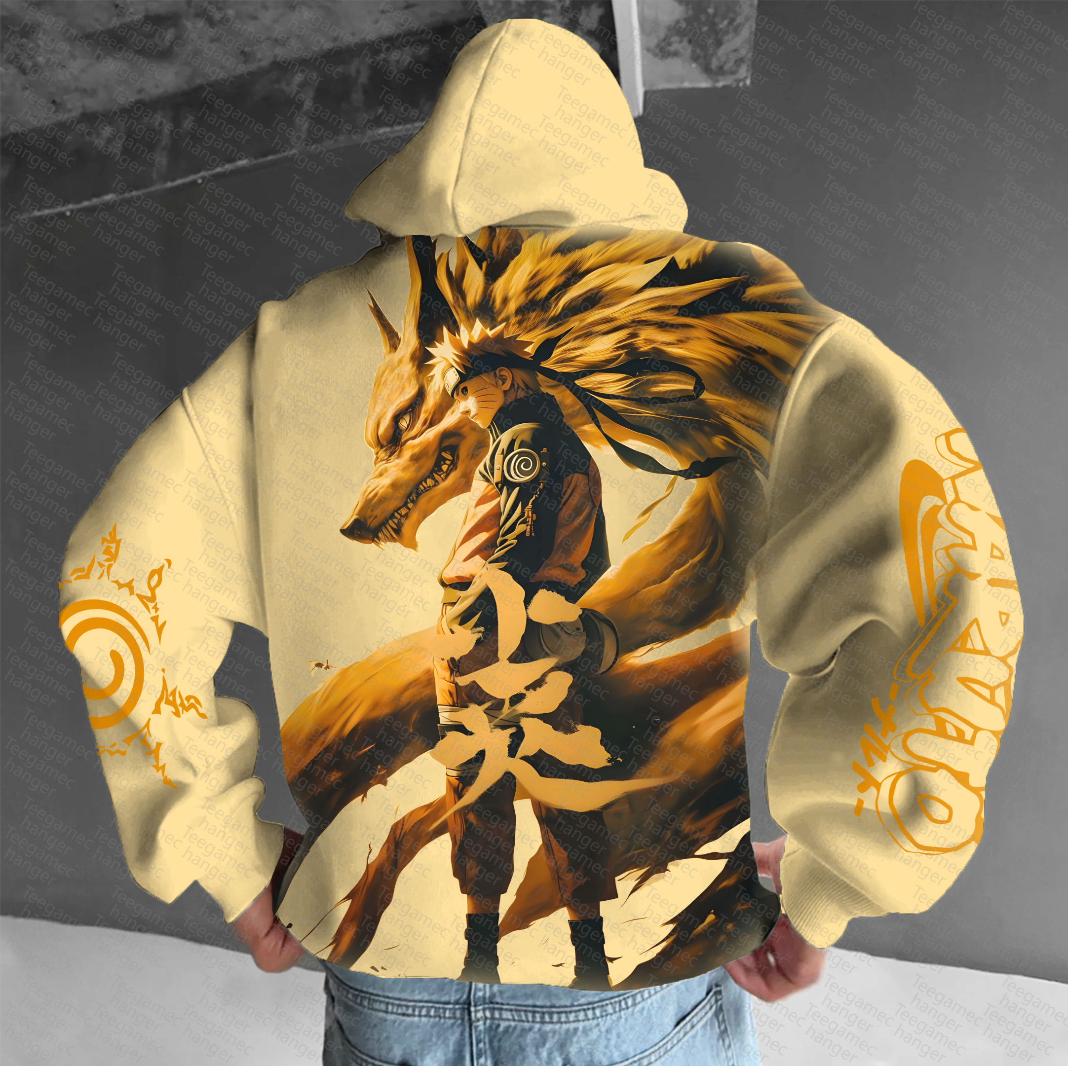 Unisex  Anime Graphic Streetwear Vintage Hoodie