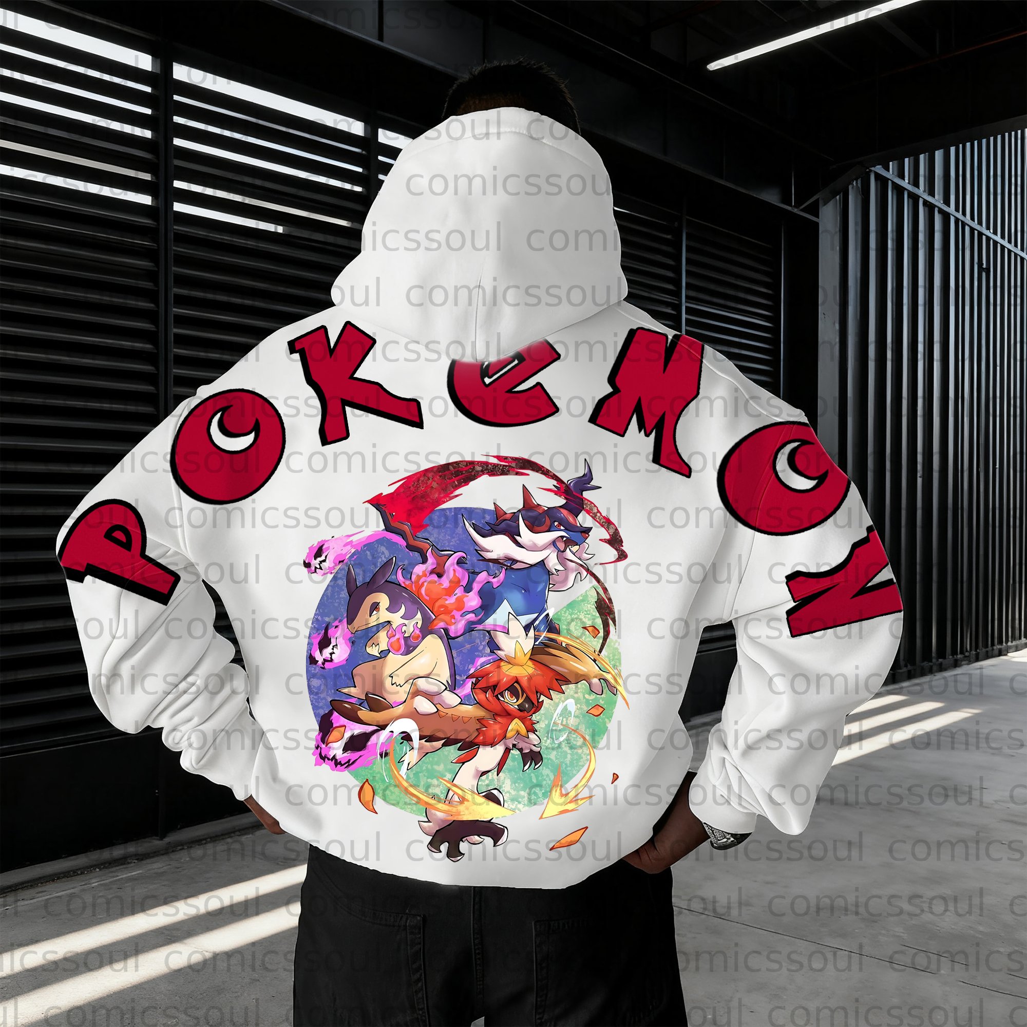 Unisex Anime Graphic Streetwear Vintage Plush Hoodie