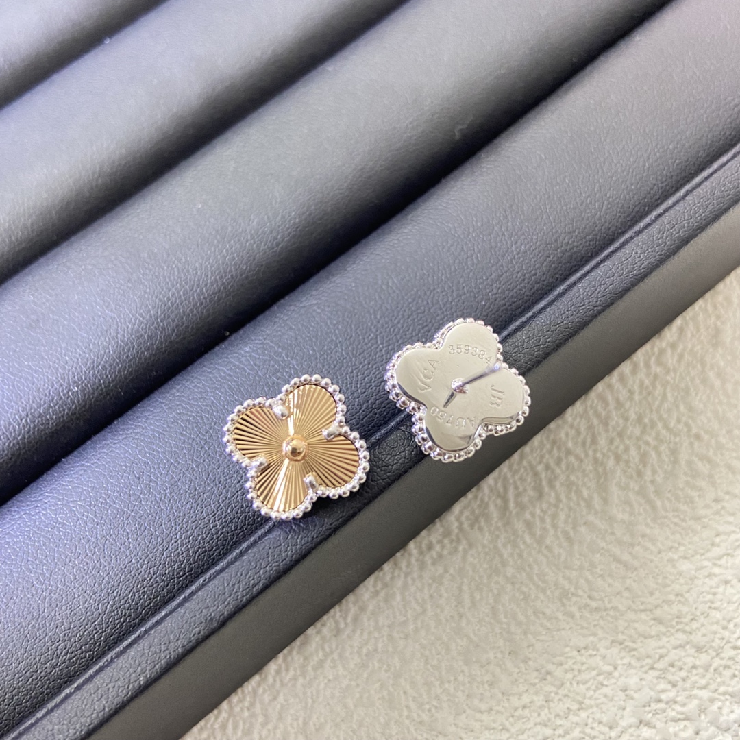 VCA Mixed Color Clover Earrings - Original Replica Club