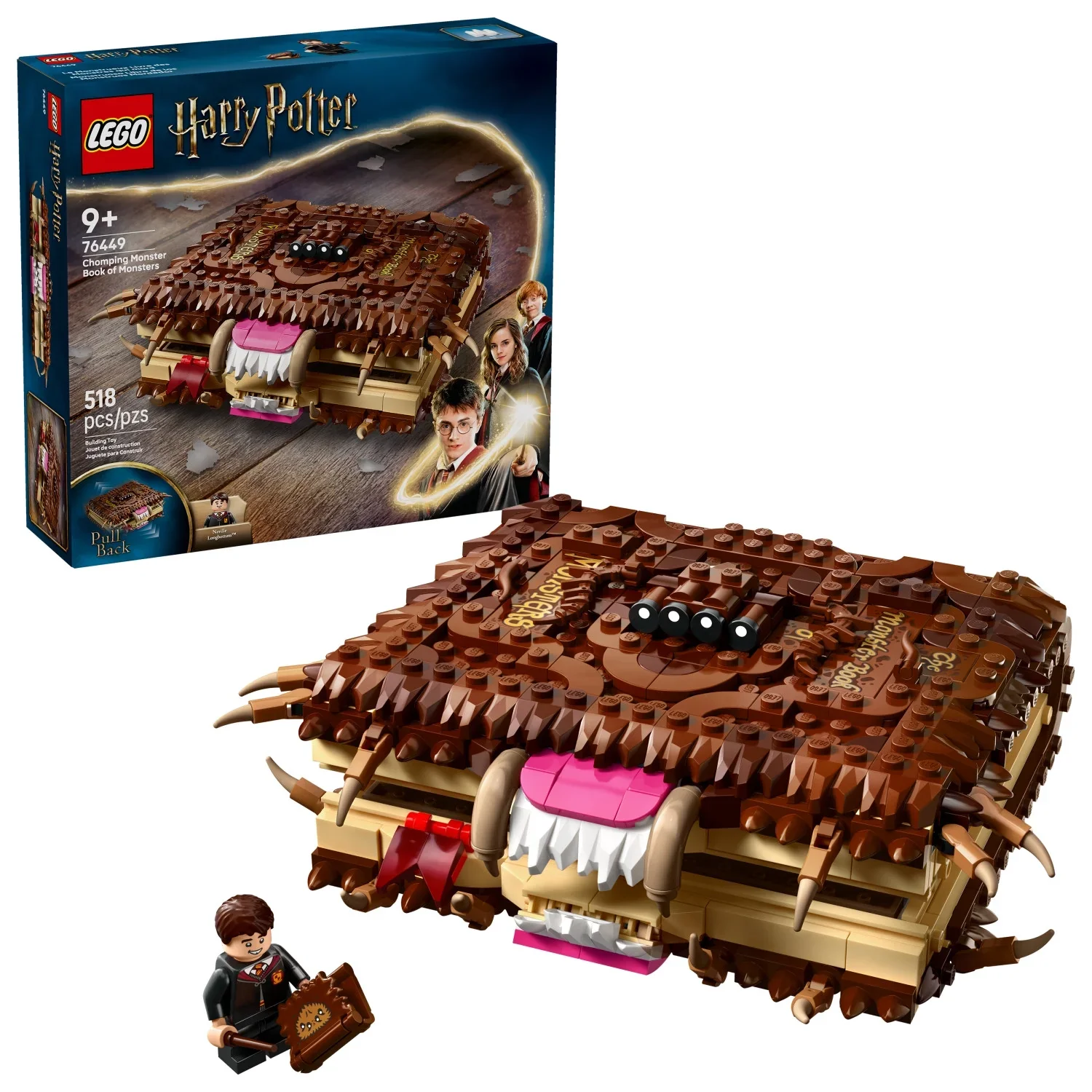LEGO Harry Potter  Chomping Monster Book of Monsters, Mandrake, and Sorting Hat