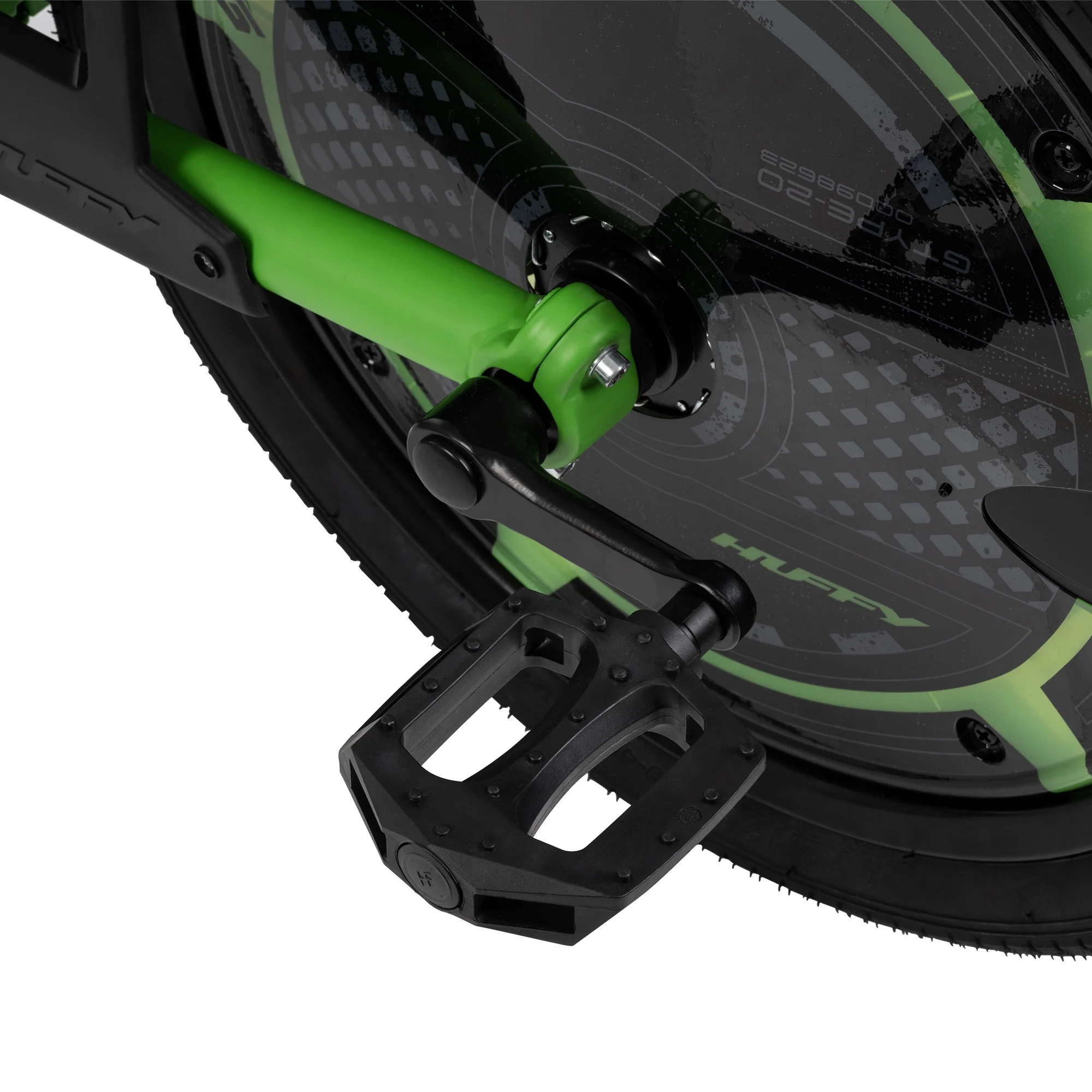 Huffy 20" Green Machine Drift Trike, Fits Riders Ages 8+ Years, Drift and Spin, Green/Black, Unisex, Kids - Image 4