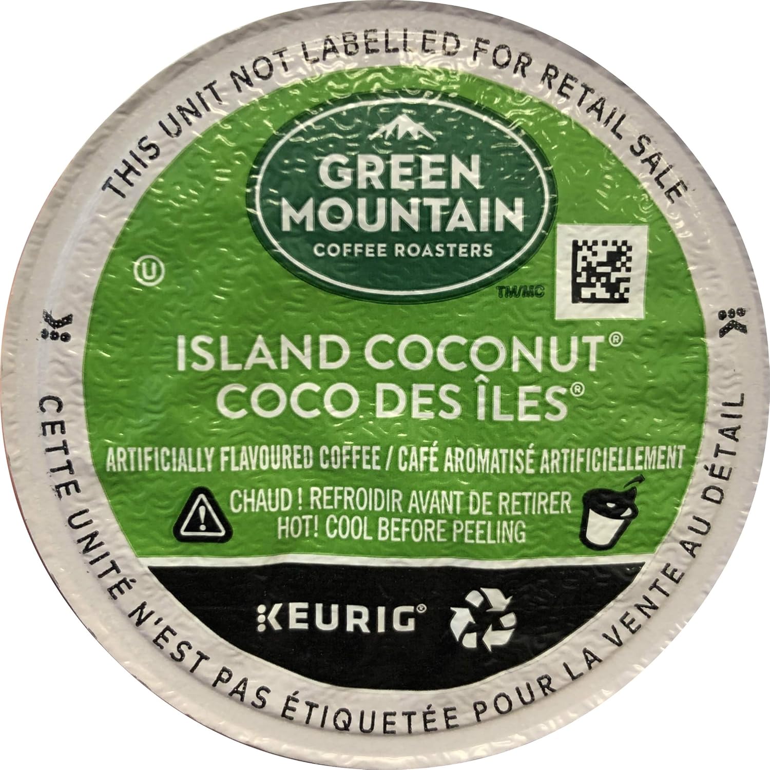 Green Mountain Coffee Roasters Island Coconut. Single-Serve Keurig K-Cup Pod. Flavored Light Roast Coffee. 48 Count (2 Boxes of 24 Count Pods)