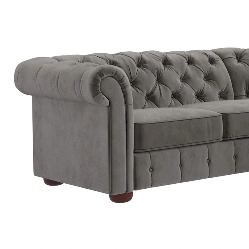 Gdansk 5-Person L-Shaped Chesterfield Sectional Sofa