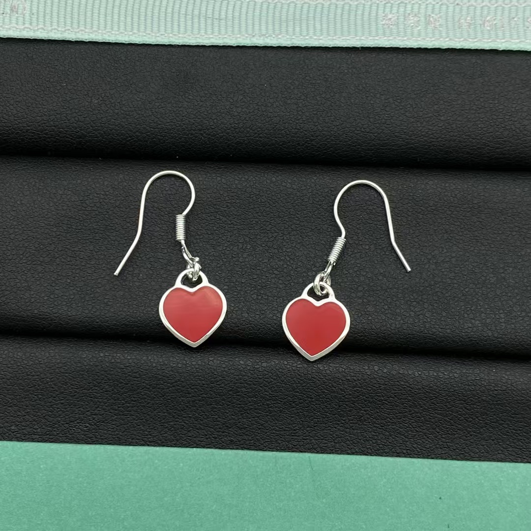 Tiffany Hook Heart Drop Earrings - Original Replica Club