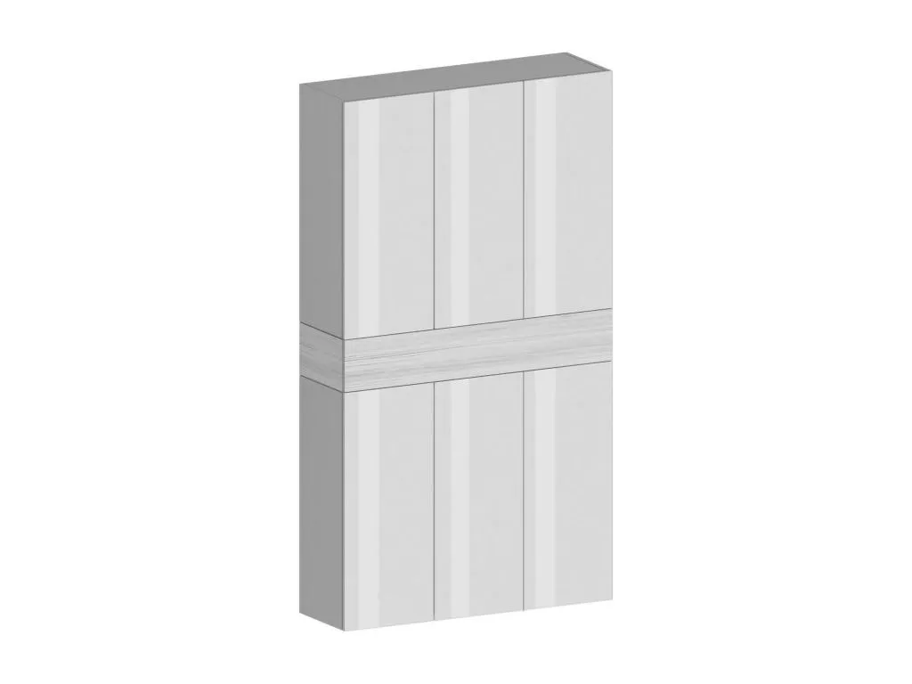 Zapatero Decounico zapatero que ahorra espacio con 7 puertas armario de entrada multifuncional 114x38h200 cm efecto alerce blanco