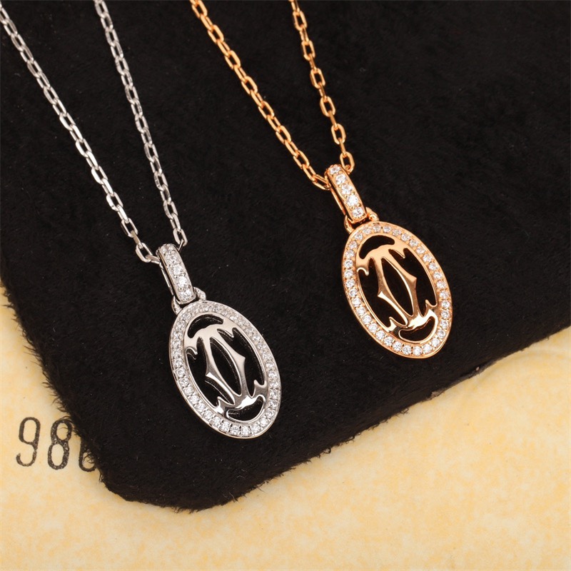 Cartier Oval Pendant Necklace - Original Replica Club