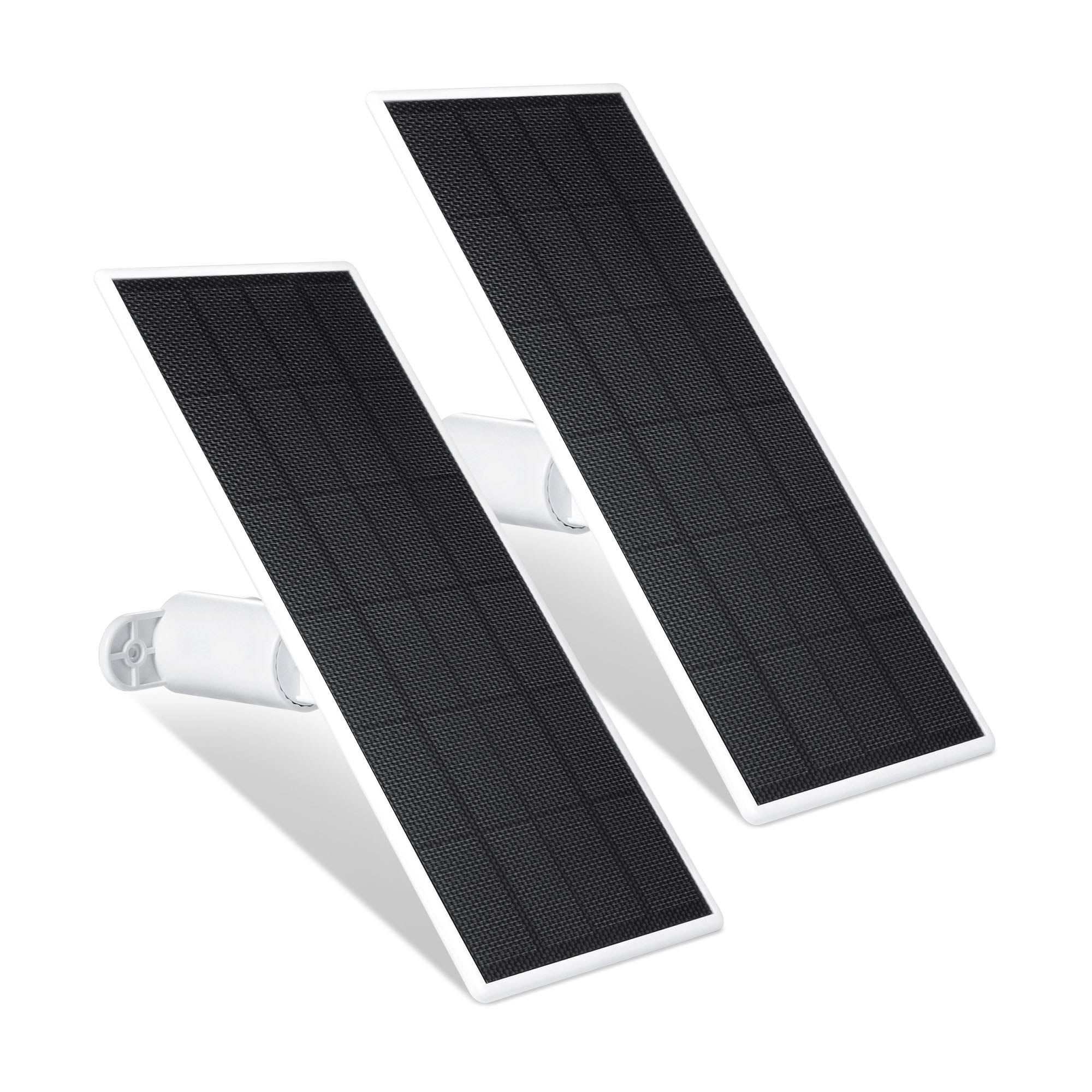 Wasserstein Solar Panel for Google Nest Cam Outdoor or Indoor, Battery - 2.5W Solar Power - Made for Google Nest (2 Pack)(2 Pack)