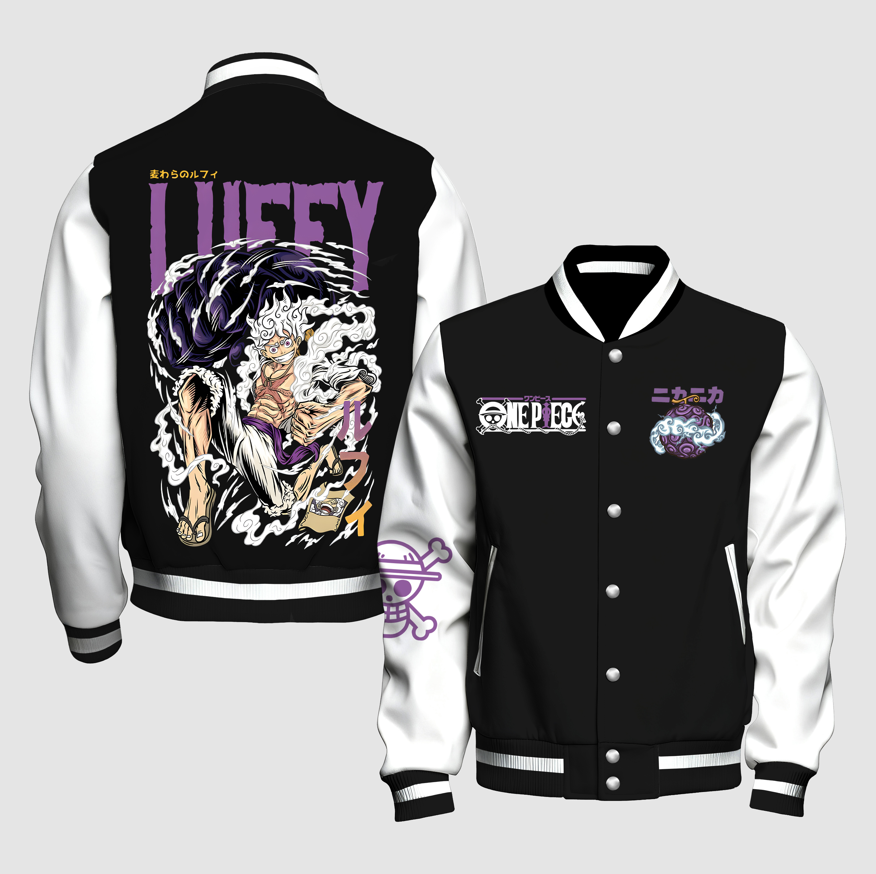 Unisex Vintage Anime Graphic Jacket