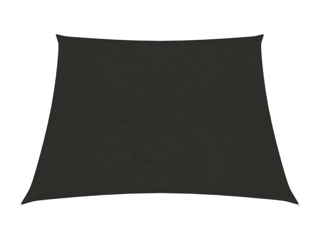 Vela de sombra 160 g/m² Negro 3/4x3 m HDPE