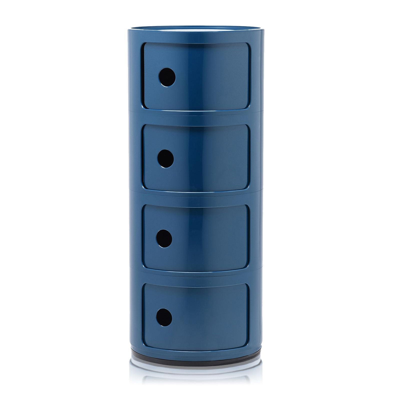 Kartell Componibili Kast Ø 32 cm - 4 Modules - Blauw