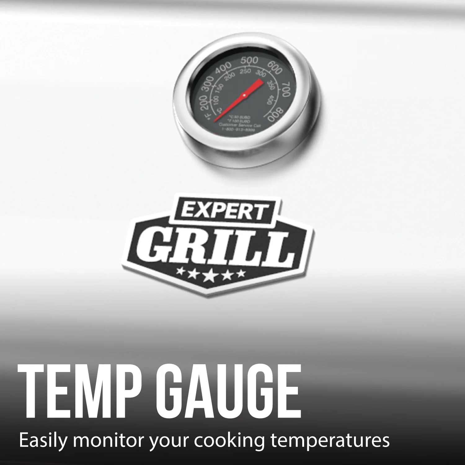 Expert Grill 5 Burner Propane Gas Grill with Side Burner - Image 15