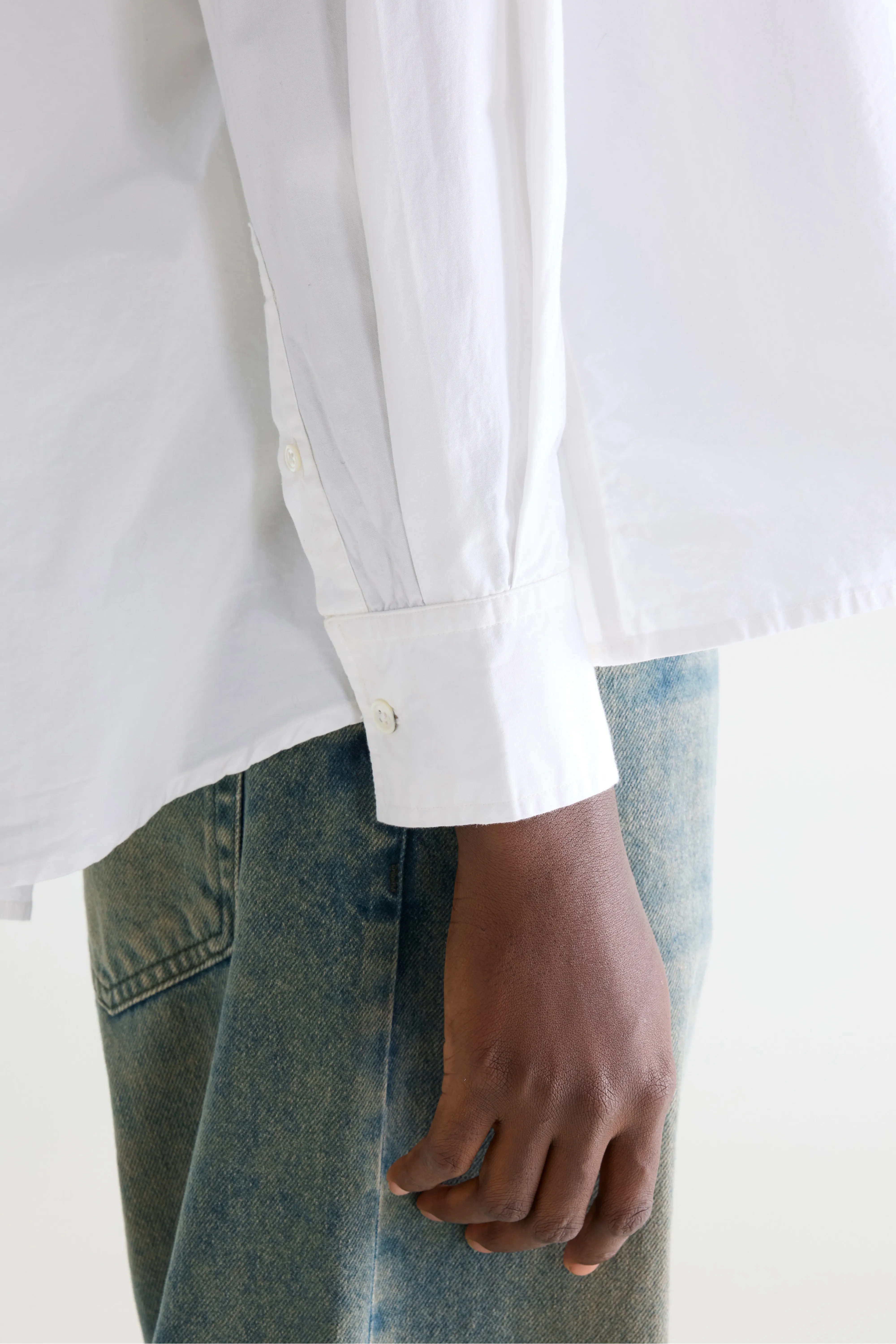 Bellerose Gorky white poplin shirt (252 / W / WHITE)