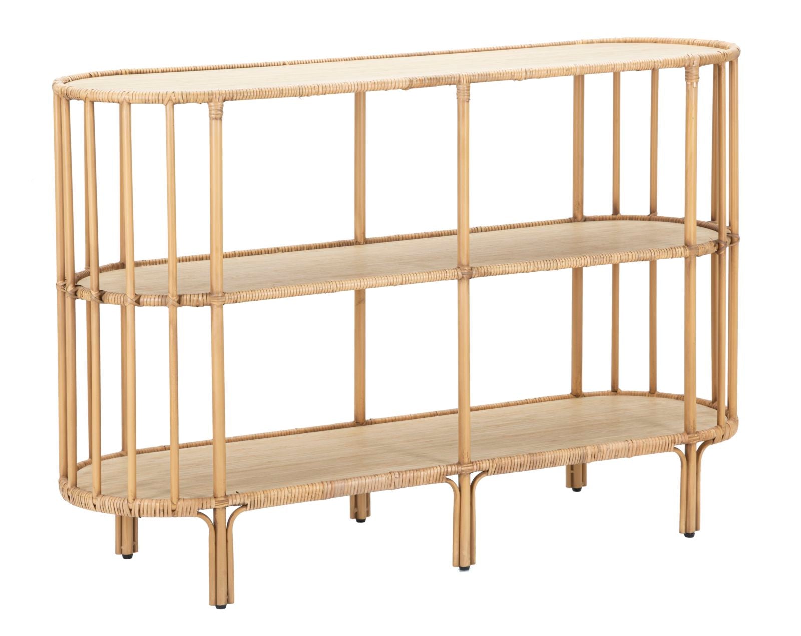 Mauro Ferretti Panama Console met 3 planken in bruin metaal