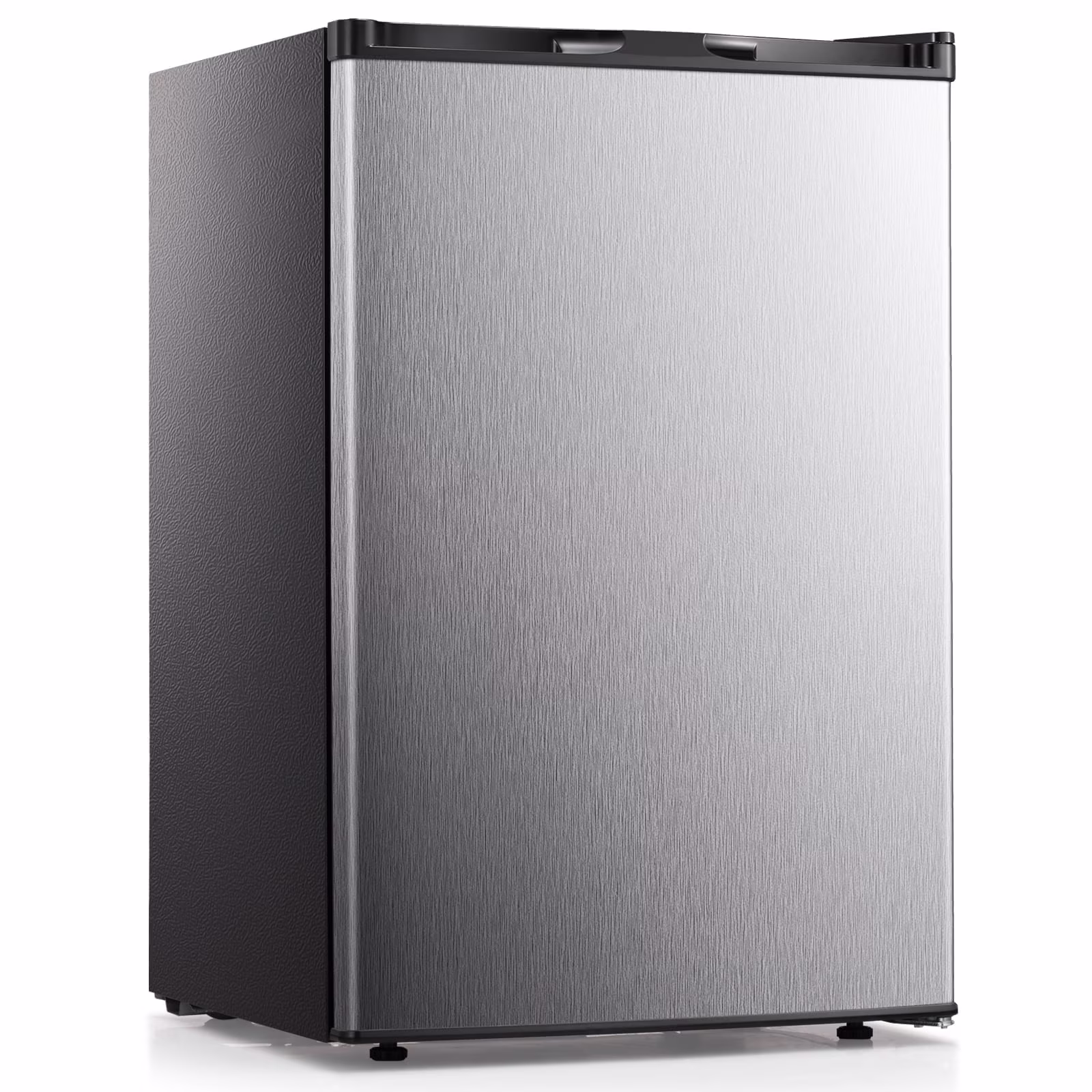 KNDKO 3.2cu.ft Upright Freezer, Compact Freezer with Removable Shelves, Adjustable Thermostat for Home/Kitchen/Office, SILVER(White)