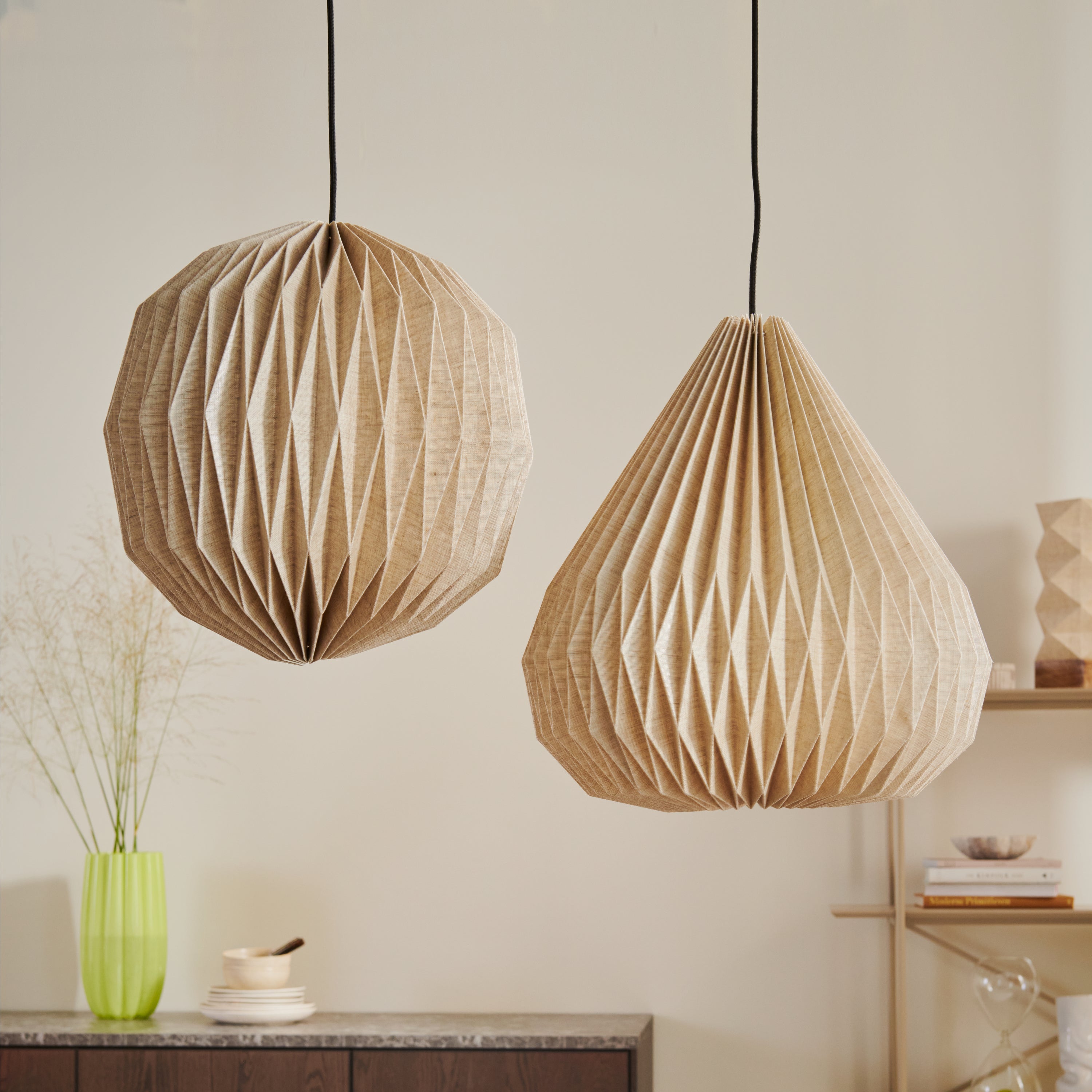Blokker Linen Hanglamp Ø 41 cm - Kegel