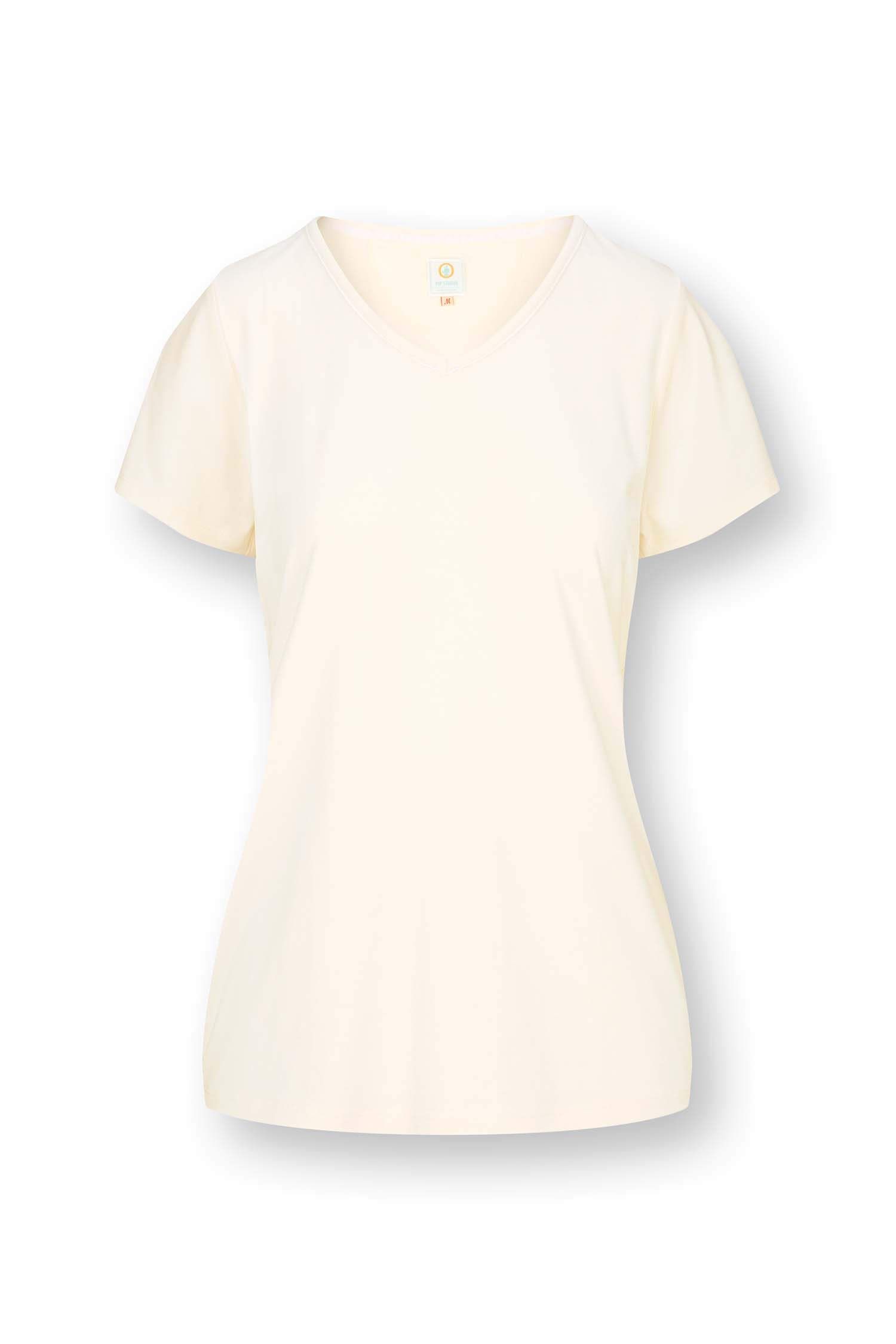 Toy Short Sleeve Top Solid Off White