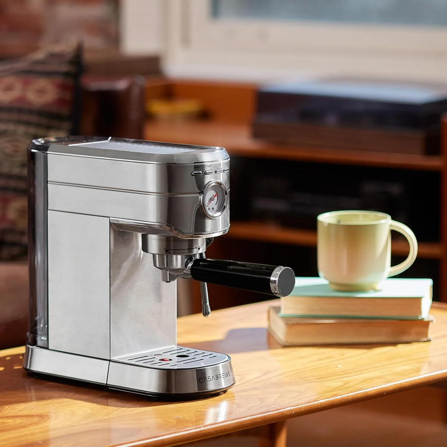 CASABREWS CM5418 20-Bar Espresso Machine and Coffee Maker, Silver - Image 10