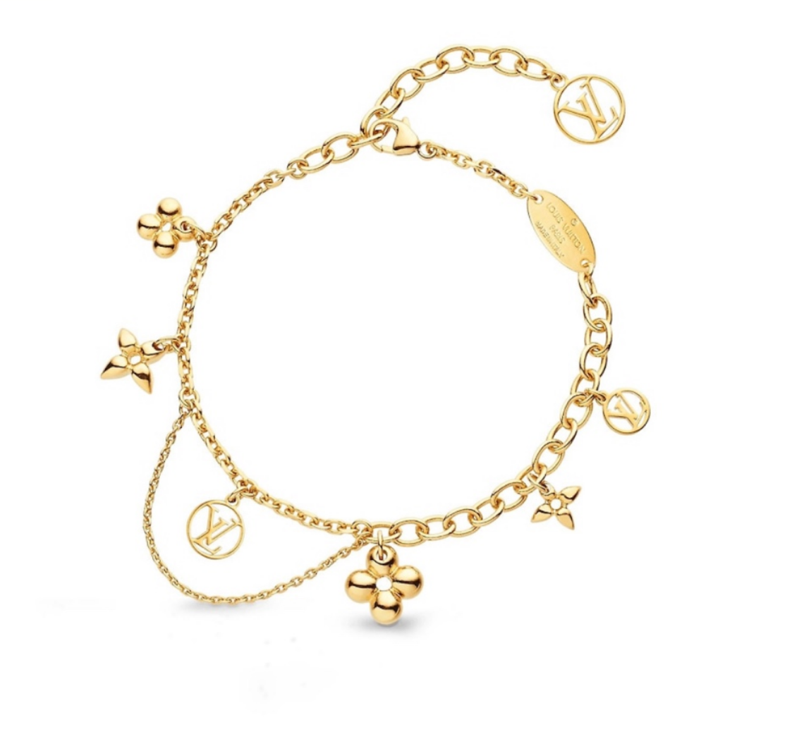 Louis Vuitton Chain with Charms Bracelet - Original Replica Club