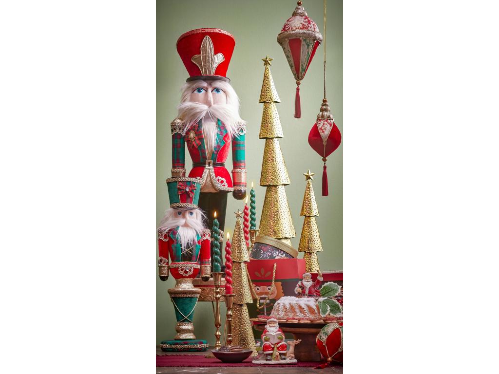Árbol de Navidad decorativo de Metal - 14,5 x 8 x 68 - Oro -