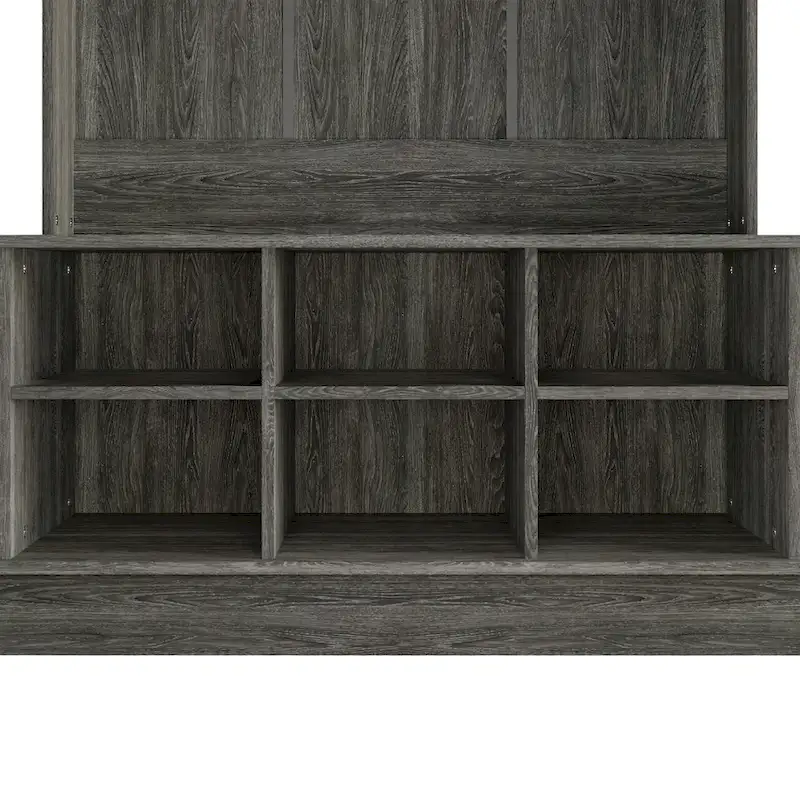 CraftPorch Contemporary Hall Tree with Storage Solutions