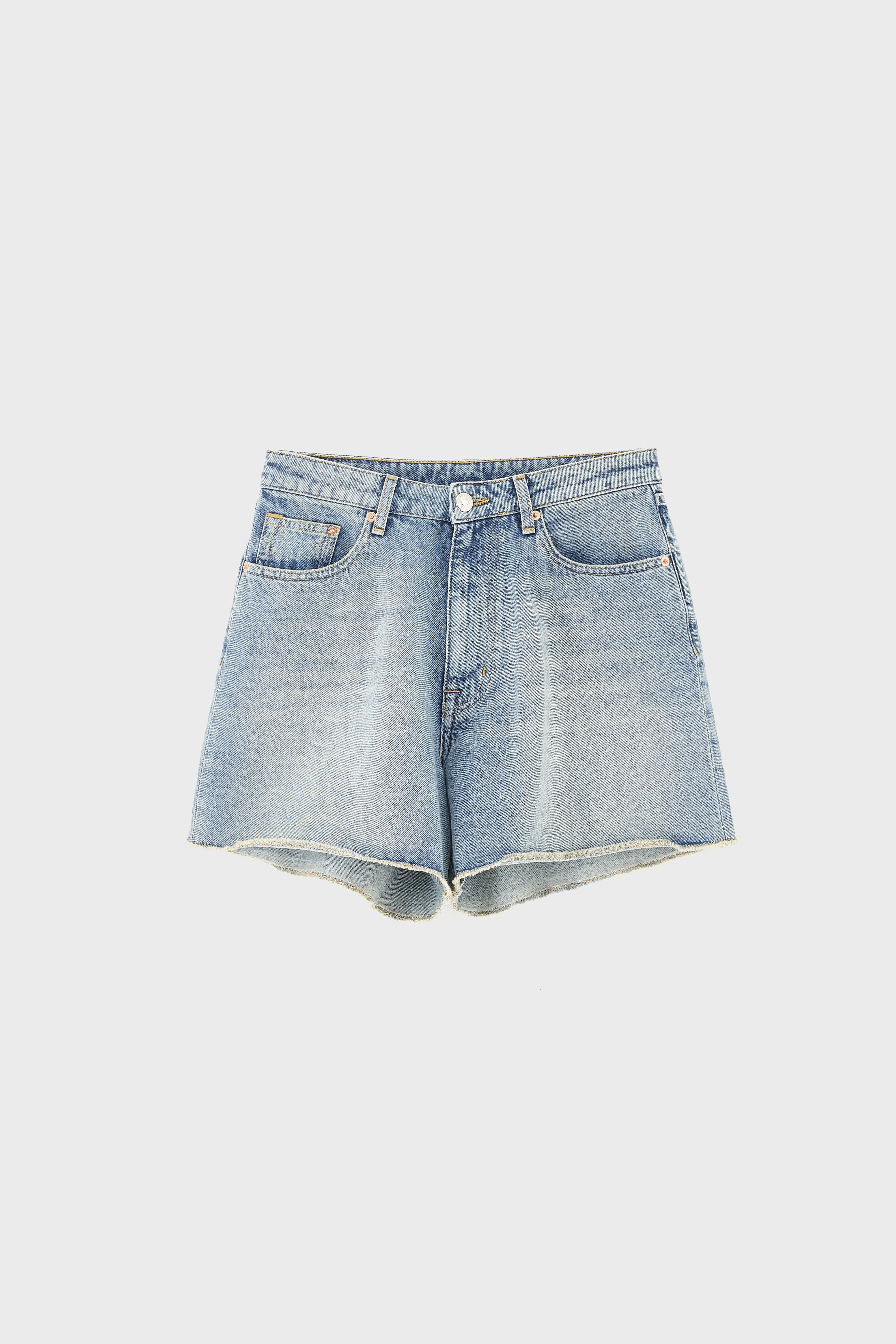 Bellerose Pactol wide denim shorts (261 / W / VINTAGE LT BLUE)