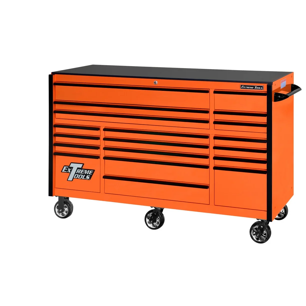 Extreme Tools 72-in x 30-in 19-Drawer Roller Cabinet With 250 lb Drawer Slides - RX723019RC-250 - Image 11 Extreme Tools 72-in x 30-in 19-Drawer Roller Cabinet With 250 lb Drawer Slides - RX723019RC-250 - Image 11
