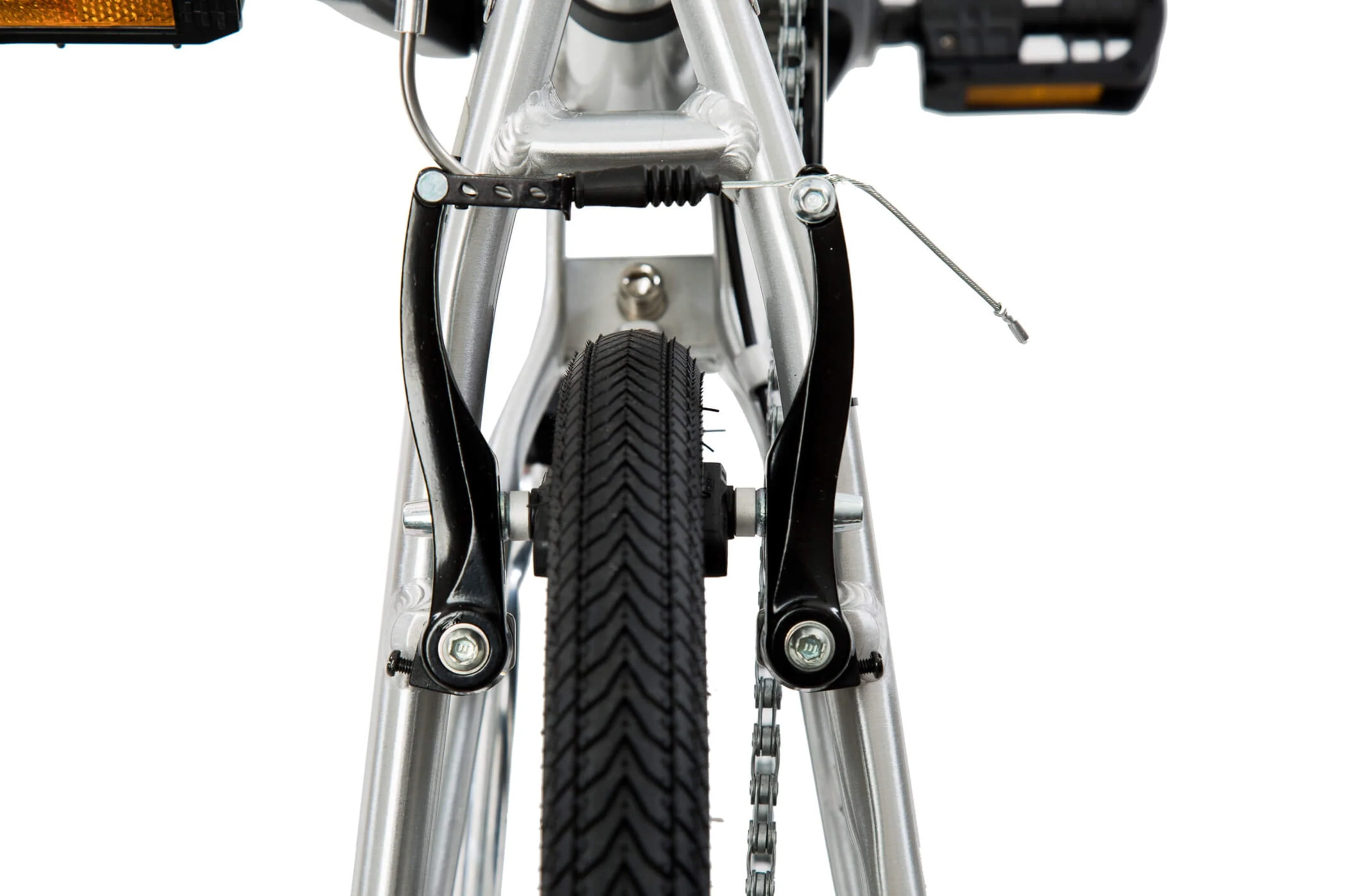 ZiZZO Liberte 8-Speed 20" Wheel, Aluminum Folding Road Bicycle for All Genders, Silver and Black - Image 8