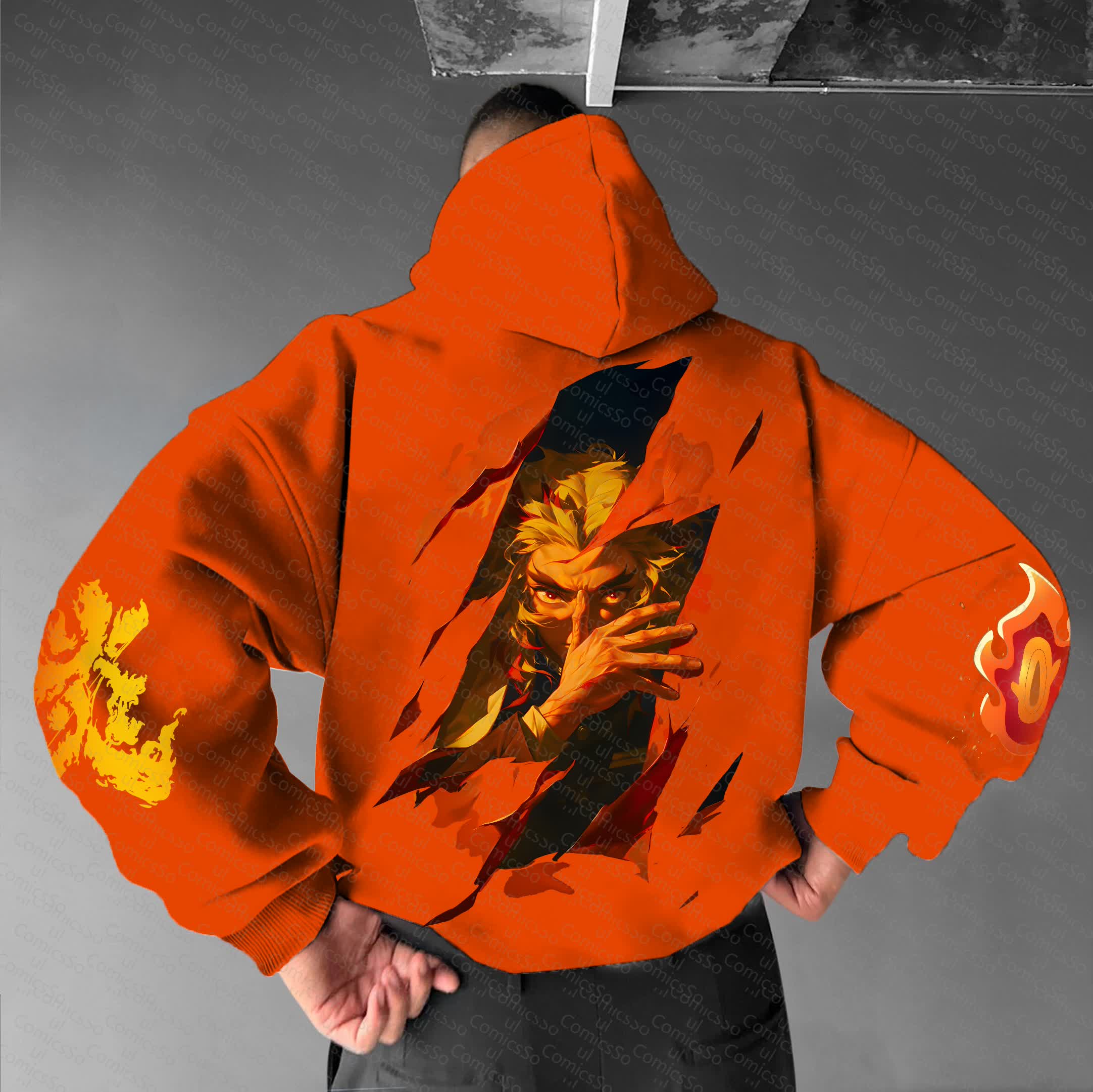Unisex “Comicssoul” Anime Graphic Streetwear Vintage Hoodie