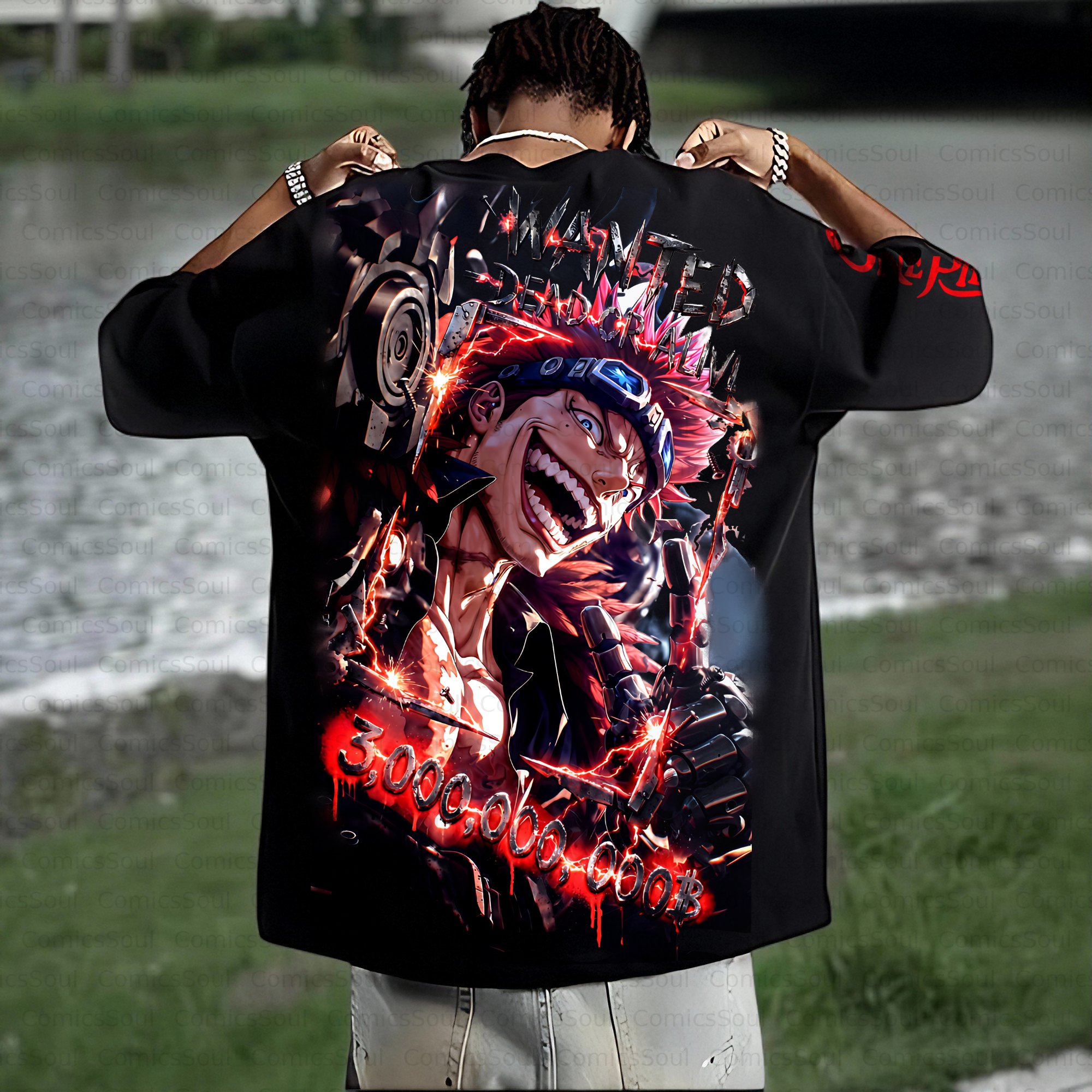 Unisex Anime Inspired Vintage T-Shirt