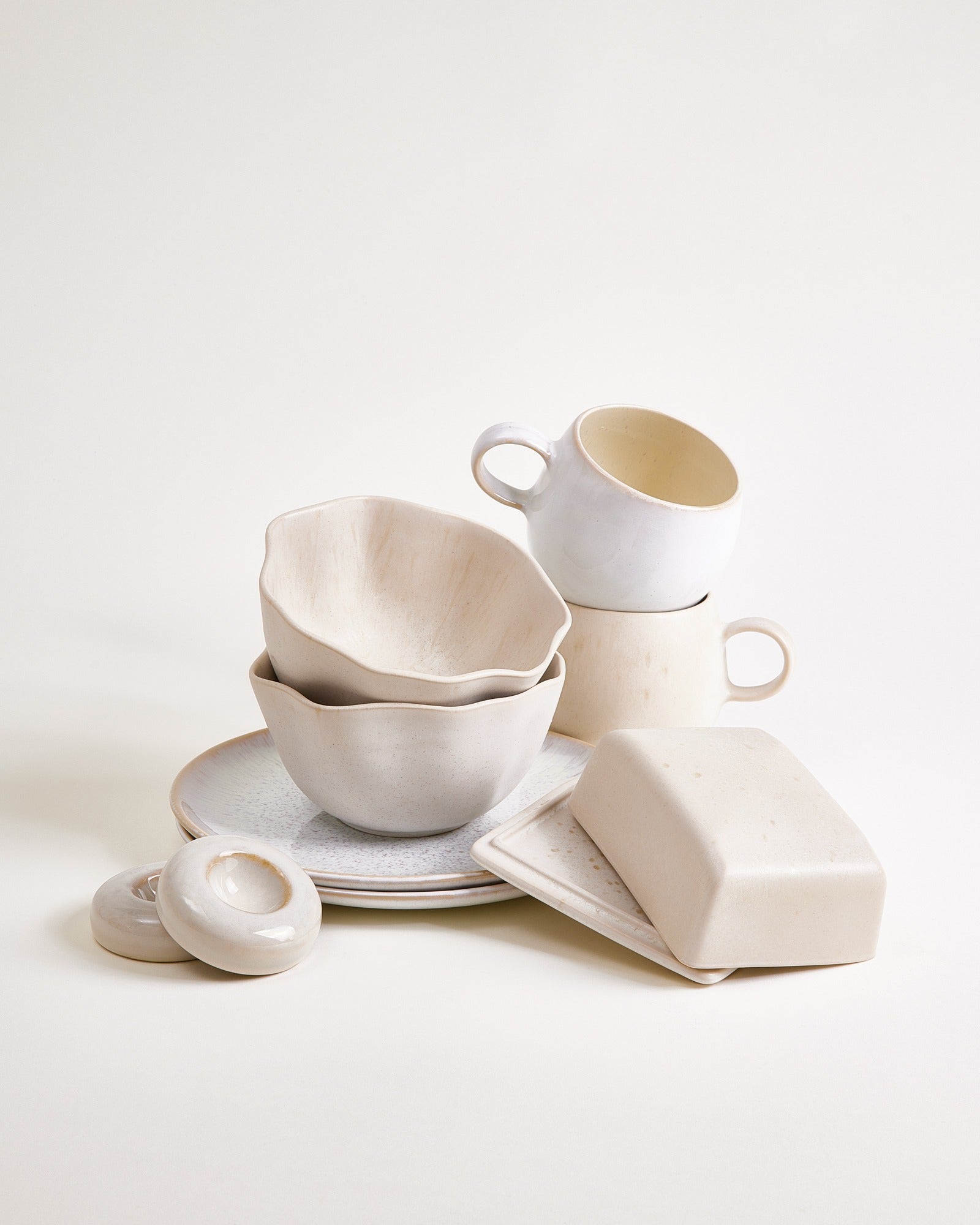 Geschirr-Set Morning Sands sand 9-teilig