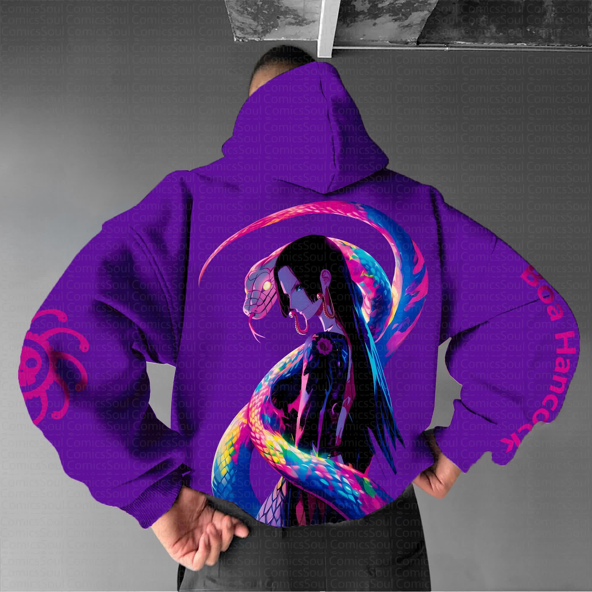Unisex Anime Graphic Streetwear Vintage Hoodie丨Comicssoul