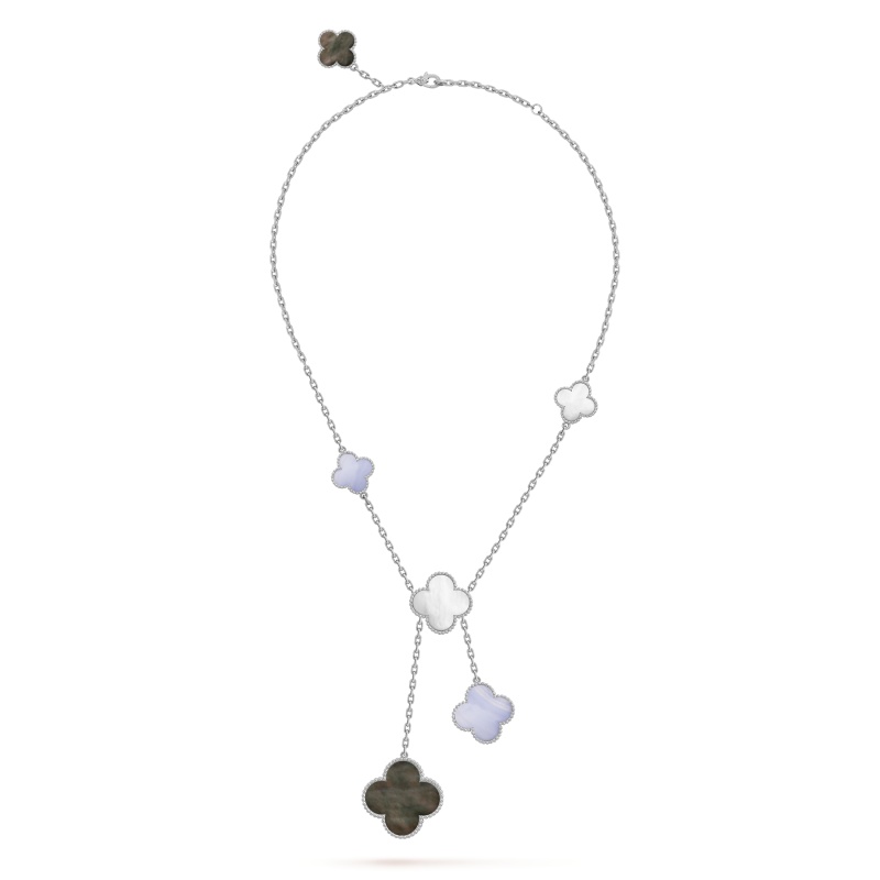 Replicate Magic Alhambra necklace, 6 motifs(1:1 replica) - Original Replica Club