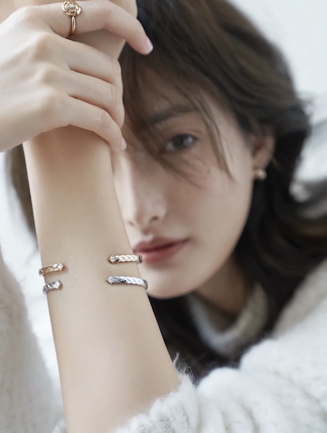 Chanel Coco Crush Open Cuff Bangle Bracelet - Original Replica Club