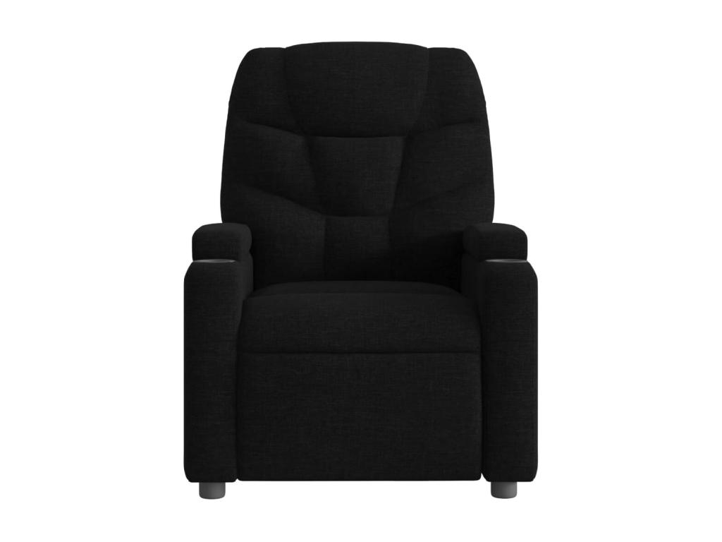 Sillón reclinable de masaje eléctrico tela negro