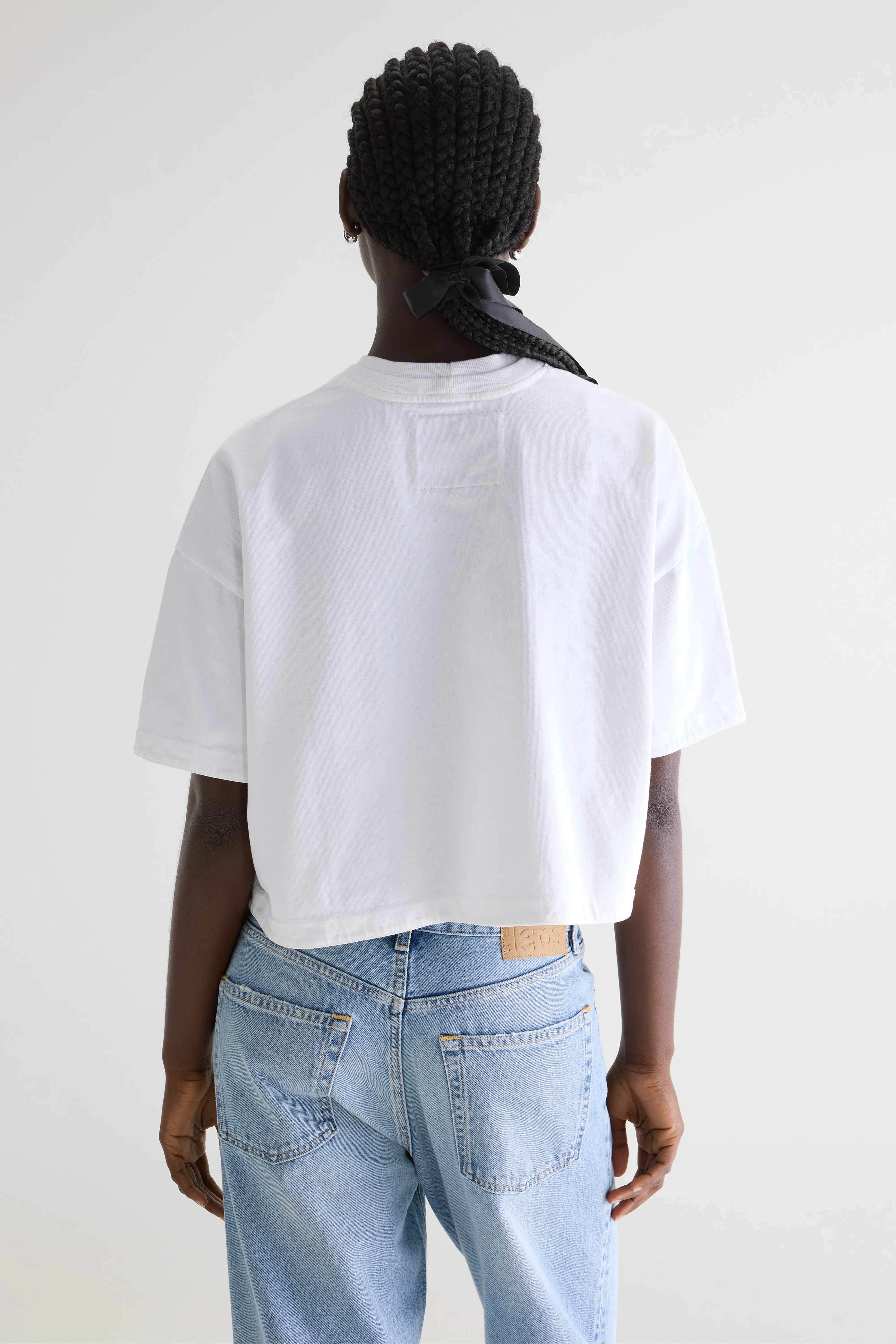 Bellerose Fan cropped t-shirt (261 / W / WHITE)