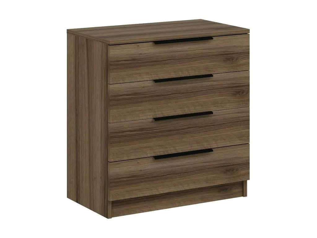 Cajonera Cosinor, cómoda multiusos, cómoda de dormitorio, gabinete con cajones, 73x42 h77 cm, nuez laj3583998