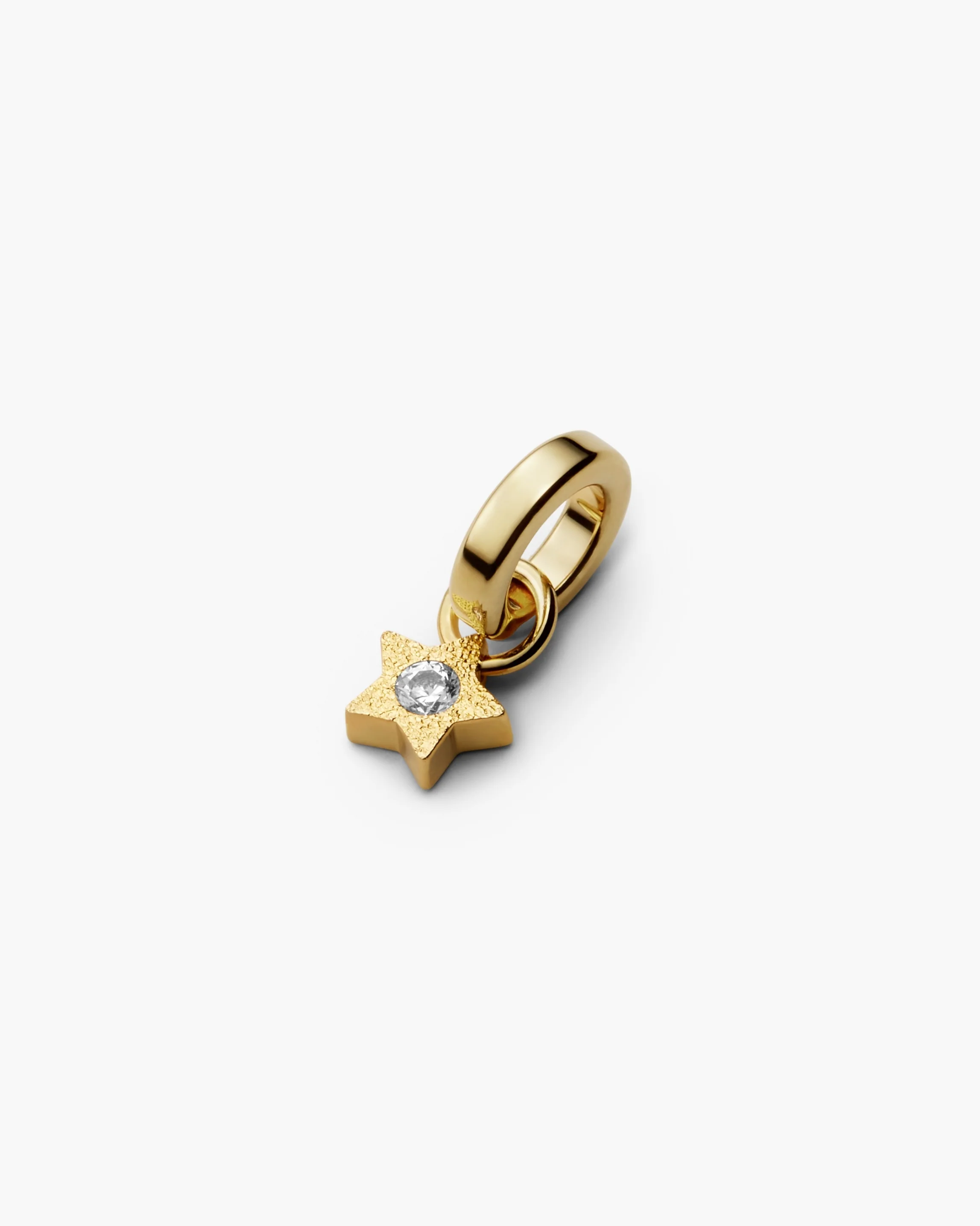 Mini Star White Sapphire Charm